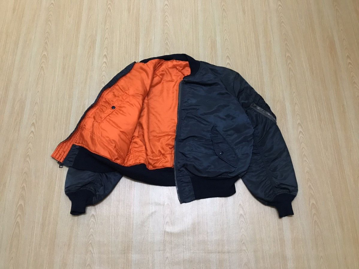Other Vintage Military Ma1 Flyers Man USAF Bomber Jacket Size US L / EU 52-54 / 3 - 2 Thumbnail