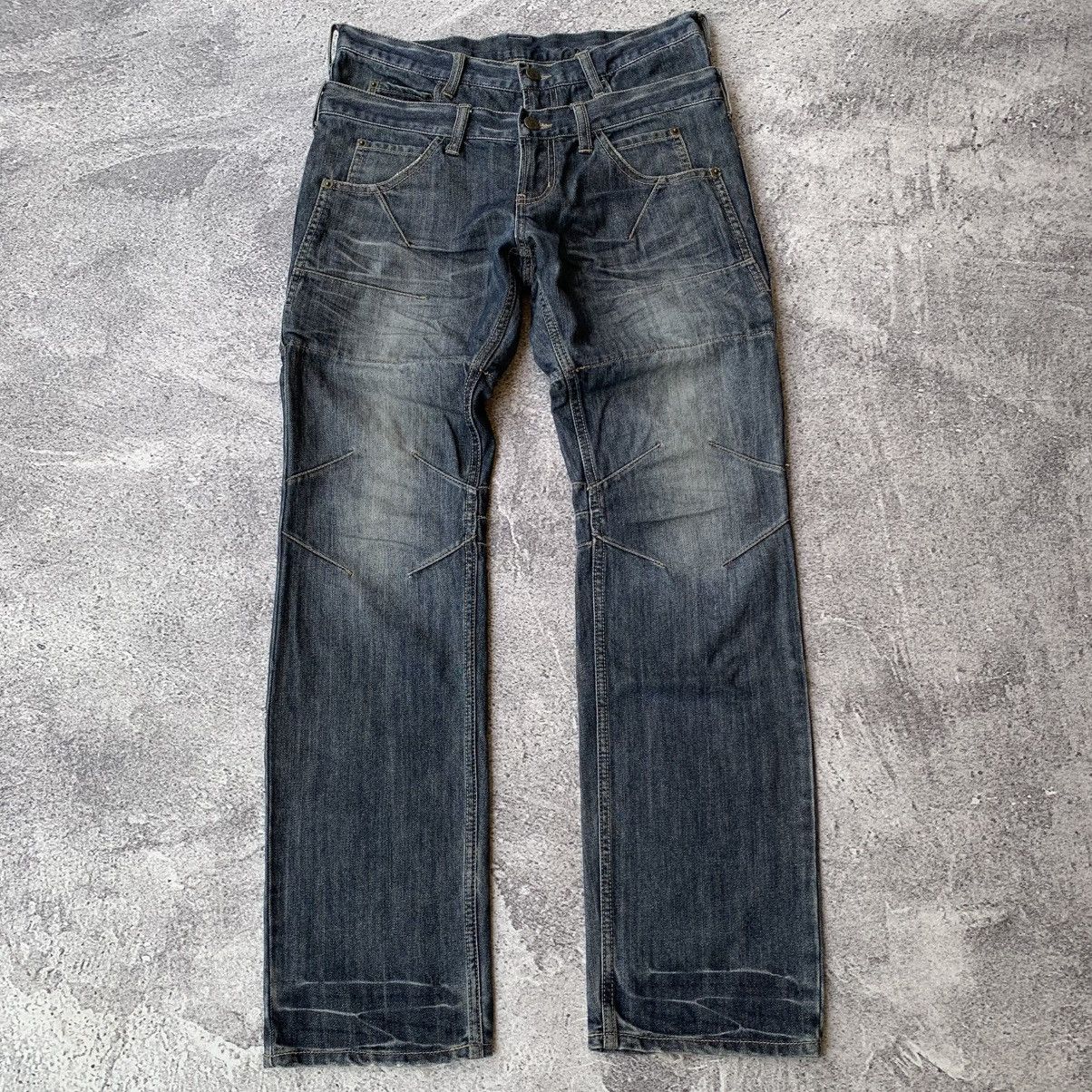 PPFM Ppfm Double Waist Jeans Size US 30 / EU 46 - 1 Thumbnail