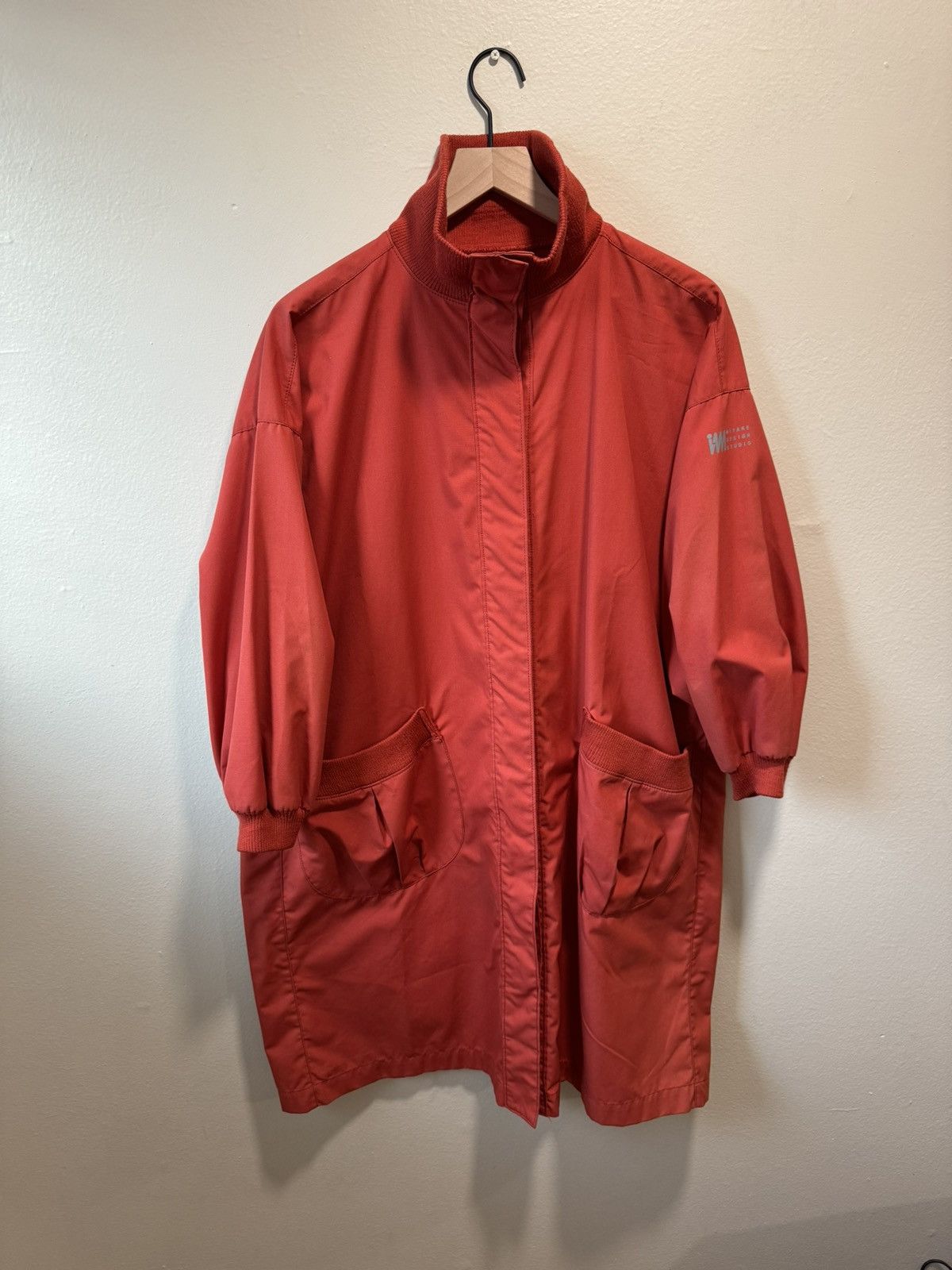 Issey Miyake Design Studio Squirrel Wind Shell Work Jacket Red Size US M / EU 48-50 / 2 - 1 Thumbnail
