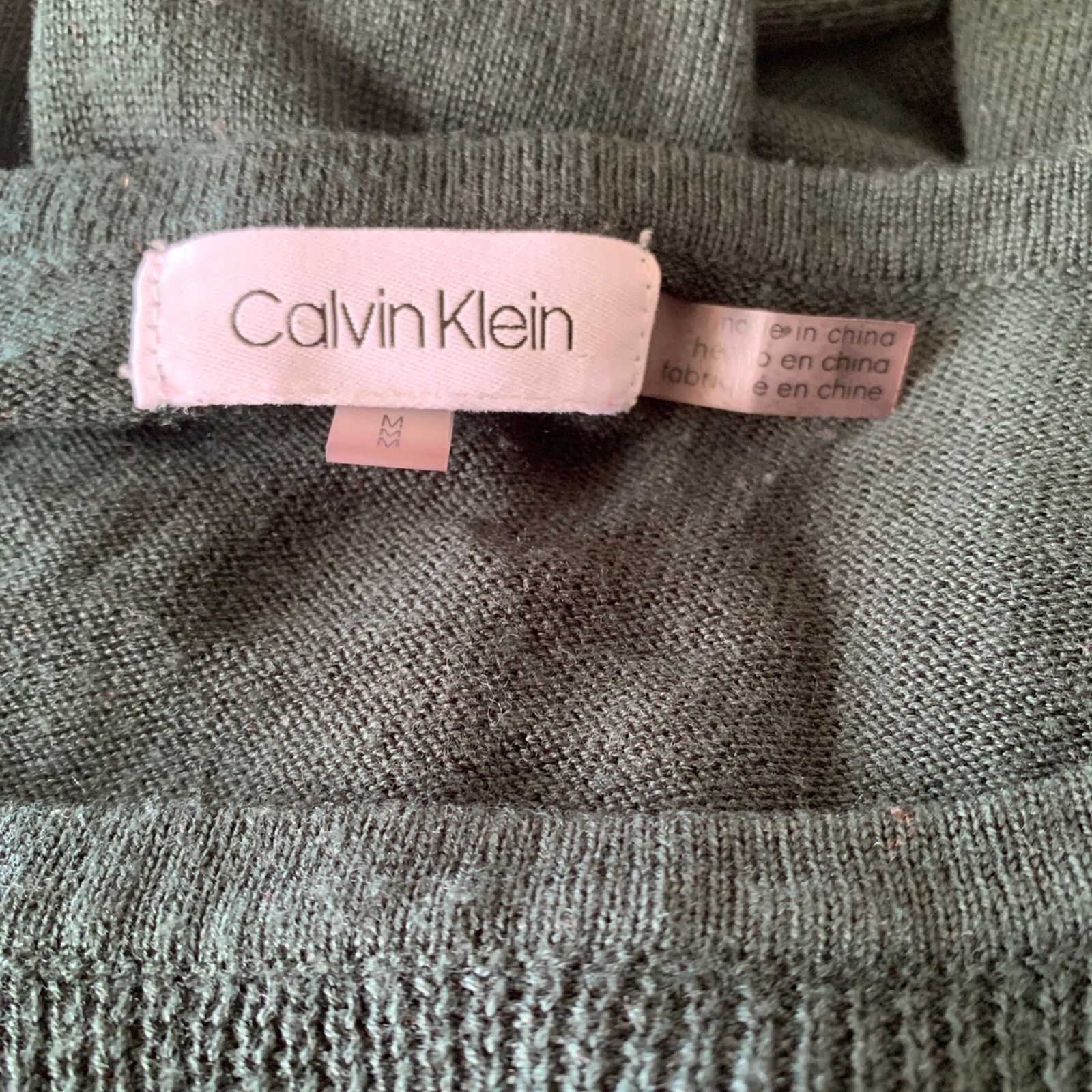 Calvin Klein Calvin Klein Women’s Size Medium Sweater knit Layered FLAW Size M / US 6-8 / IT 42-44 - 10 Thumbnail