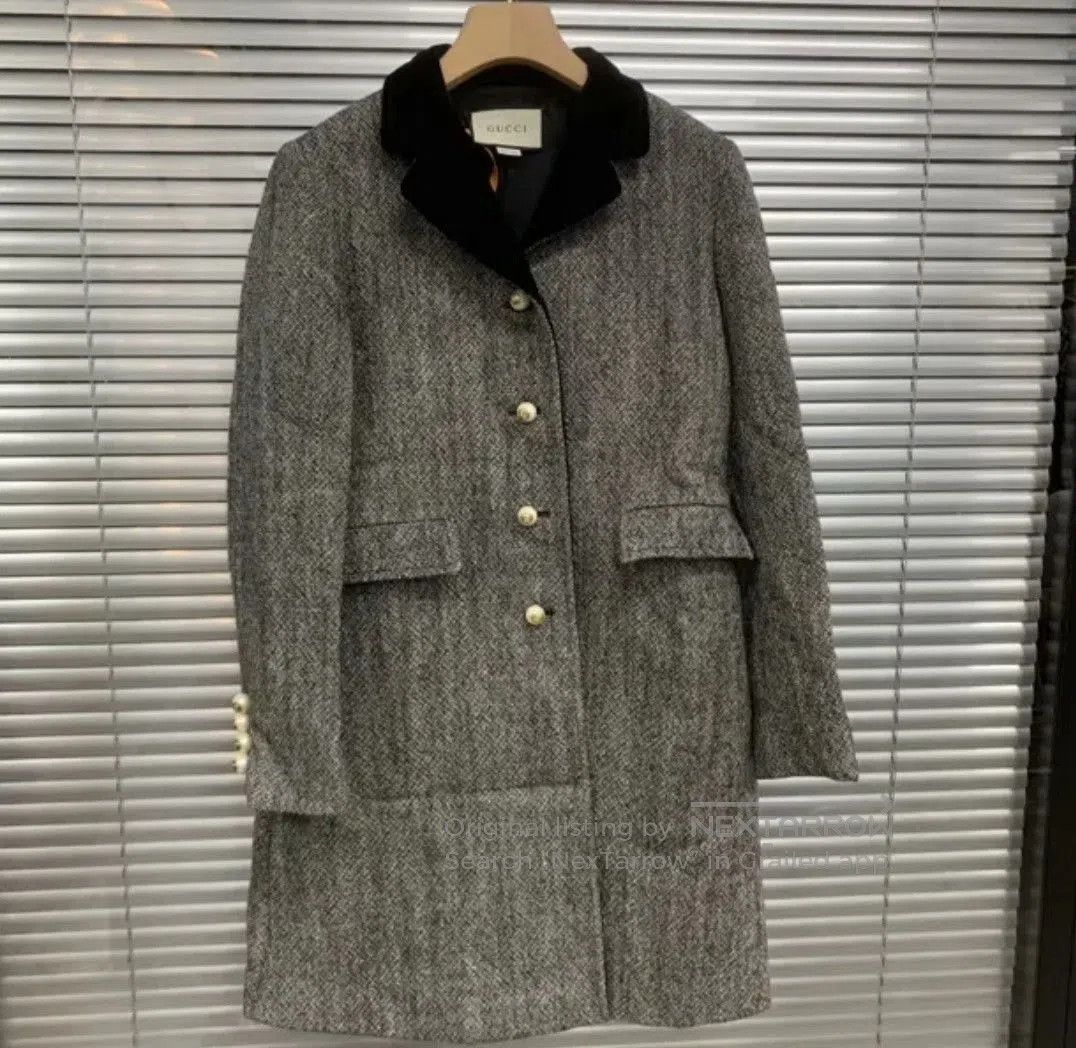 Gucci Gucci Gray Long Wool Coat. Size M / US 6-8 / IT 42-44 - 1 Thumbnail