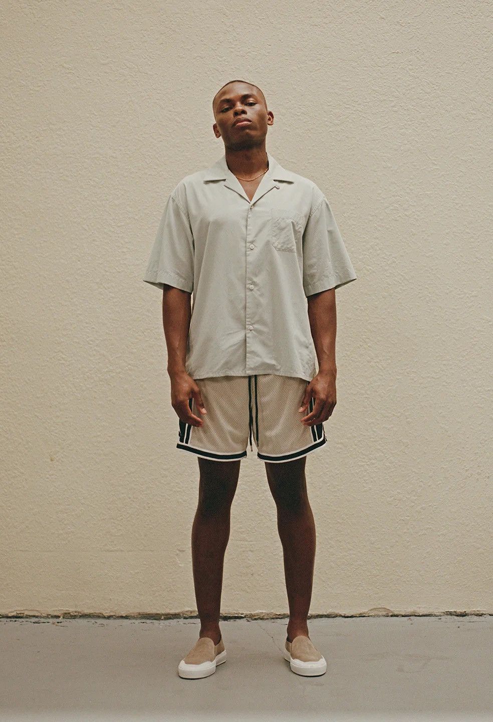 image of John Elliott 250Usd Deadstock Vintage Varsity Shorts / Alamo in White, Men's (Size 34)