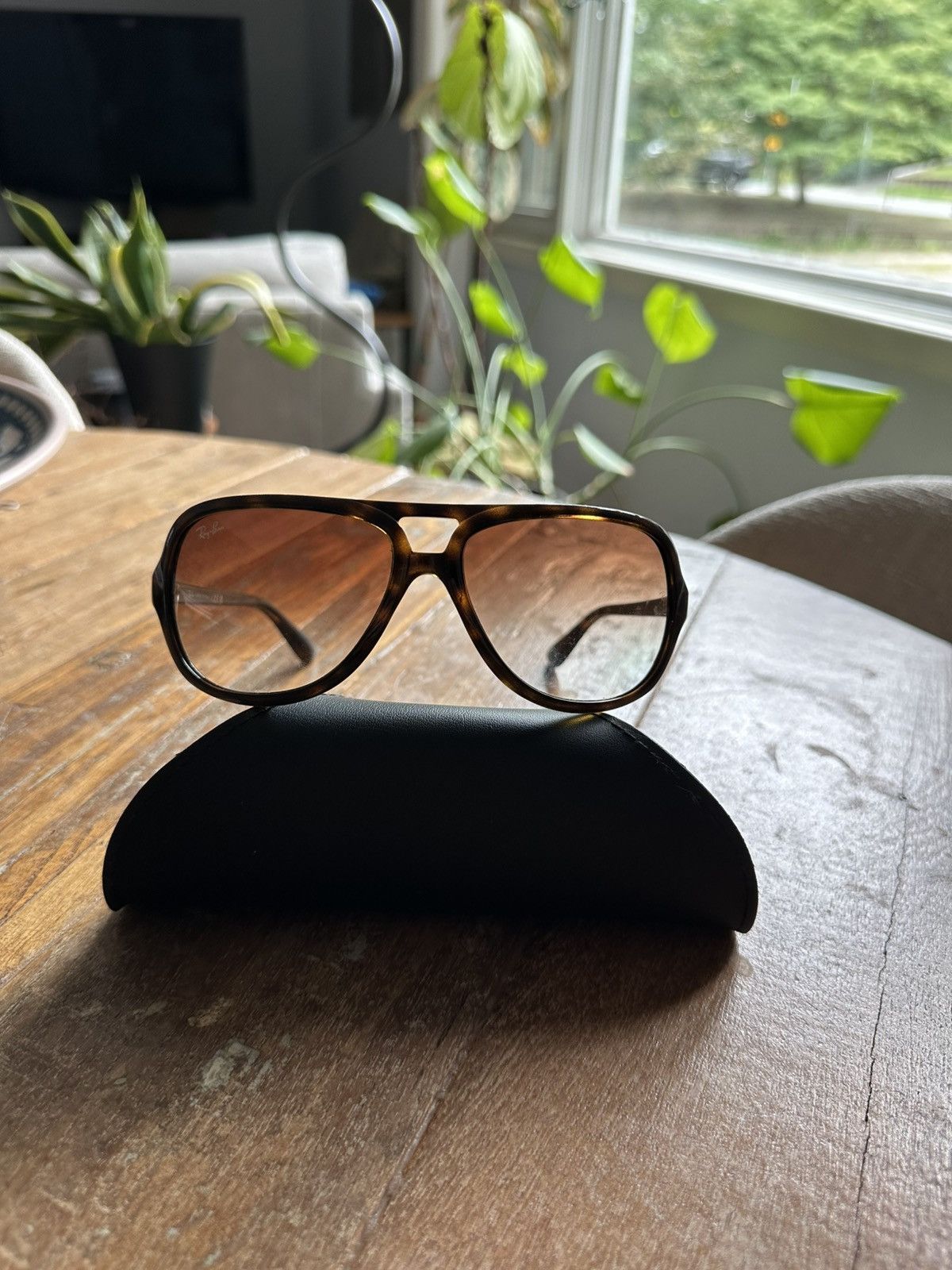 RayBan Light Havana Sunglasses in Brown Gradient