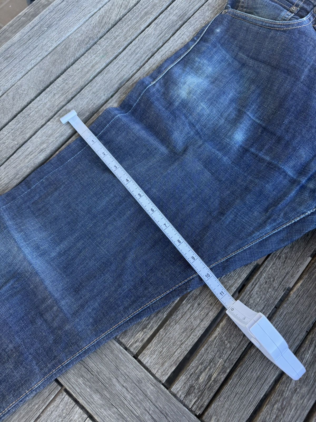 Rogue Territory Rogue Territory Indigo Stanton 11oz Tagged 33” Nice Fades Size US 33 - 8 Thumbnail