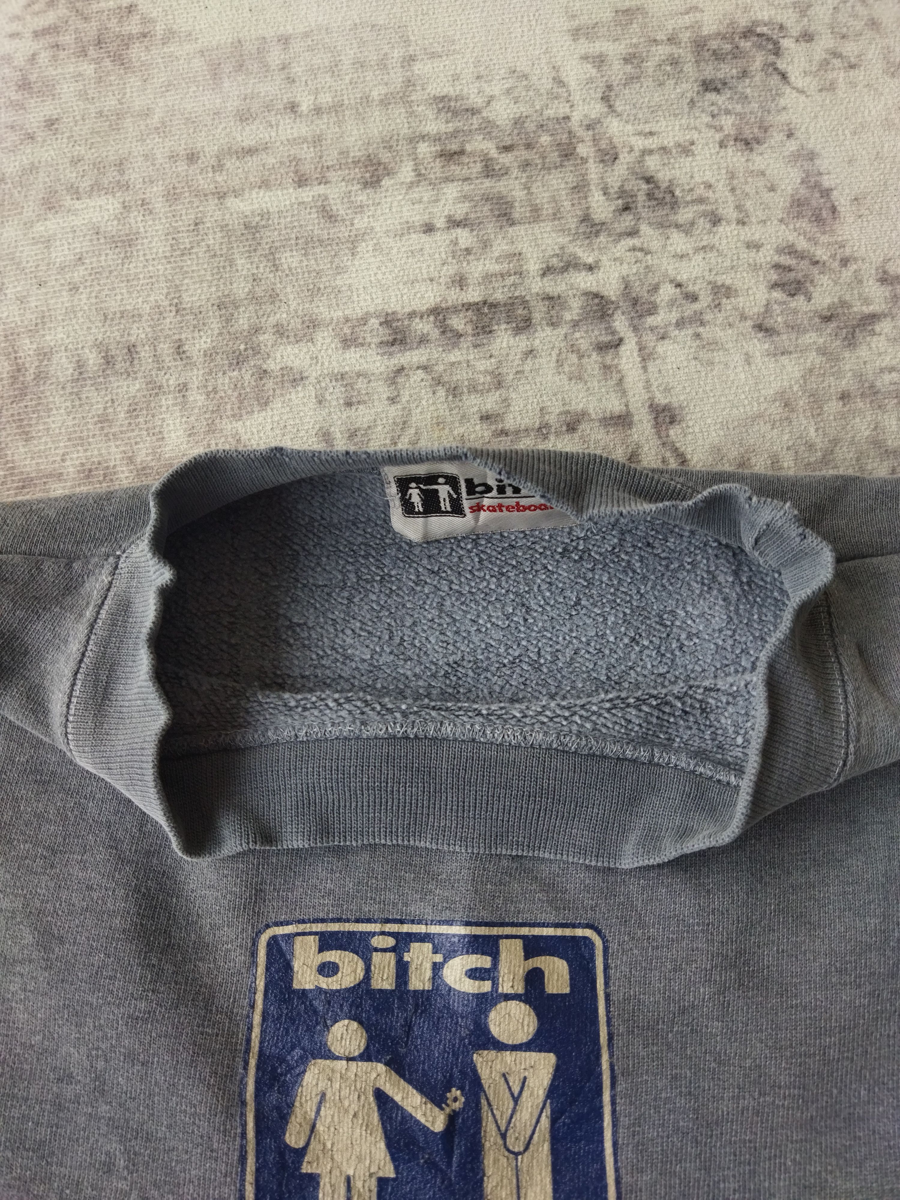 Vintage Vintage Bitch Skateboard Crewneck Sweatshirt Size US M / EU 48-50 / 2 - 4 Thumbnail