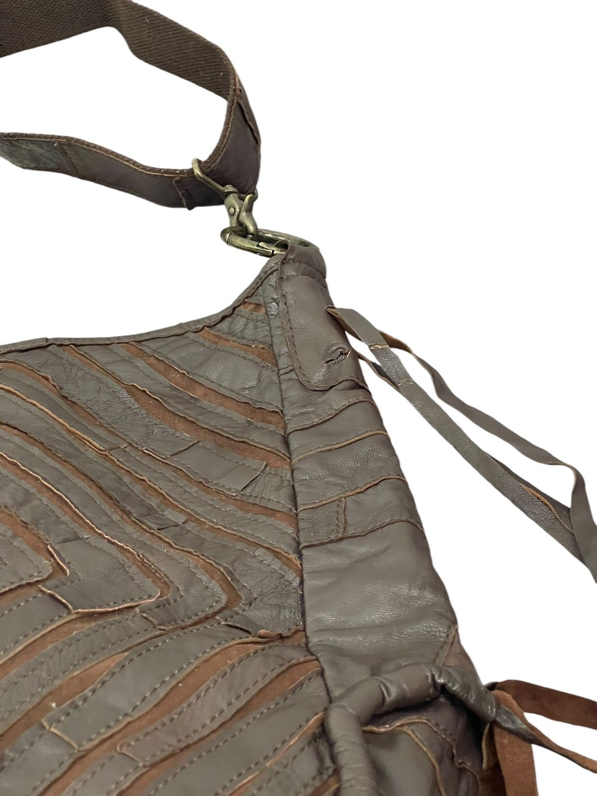 Genuine Leather Leather Cotton Jesslyn Blake Shoulder Messenger Bag 1🟩1 Size ONE SIZE - 8 Thumbnail