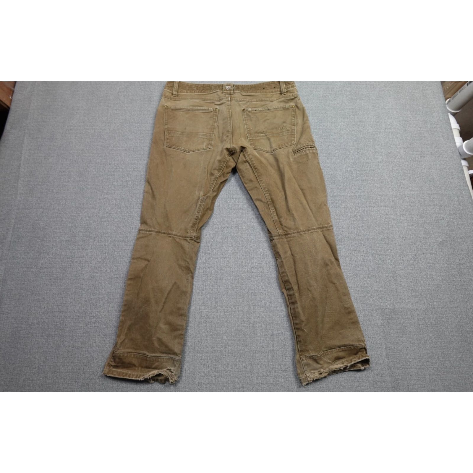 Vintage Kuhl RYDR Pants Mens 38x30 Brown Straight Hiking Heavyweight Canvas Outdoors Size US 38 / EU 54 - 5 Thumbnail
