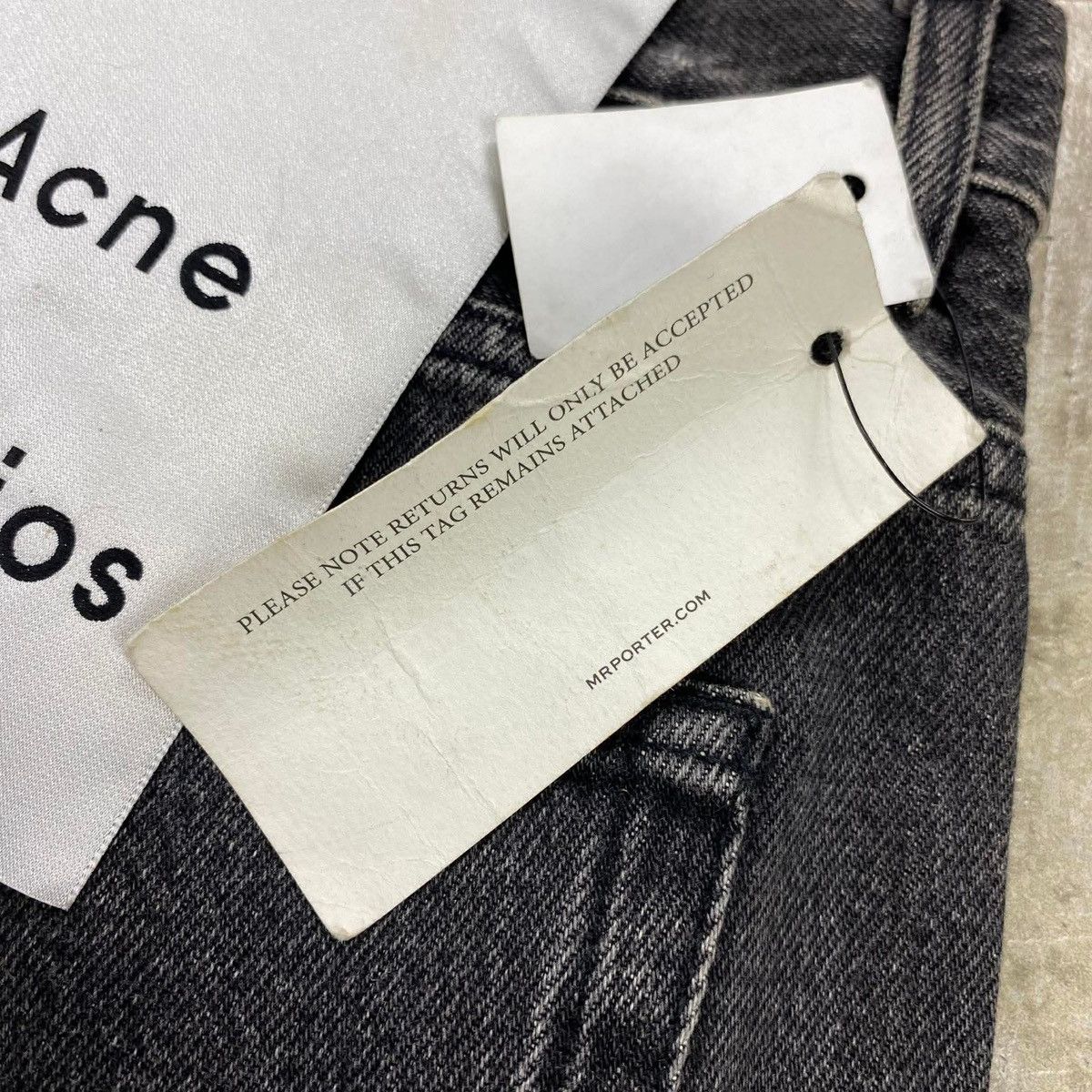 Acne Studios SS2019 Van Black VTG Denim Pants Size US 32 / EU 48 - 12 Thumbnail