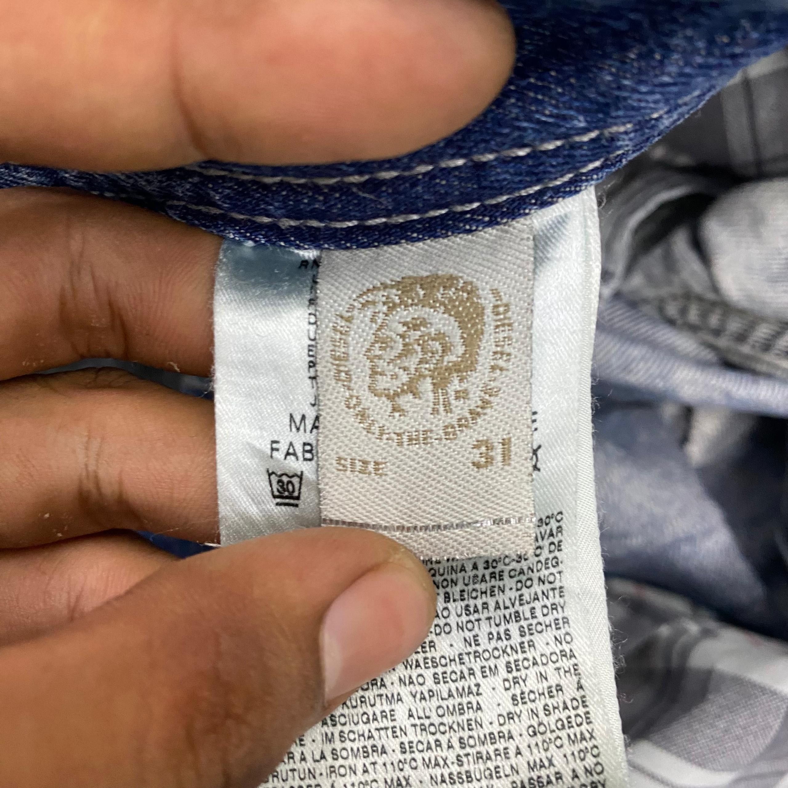 If Six Was Nine 💥Best Offer💥Vintage Diesel Industry Distressed Denim Size US 34 / EU 50 - 15 Thumbnail