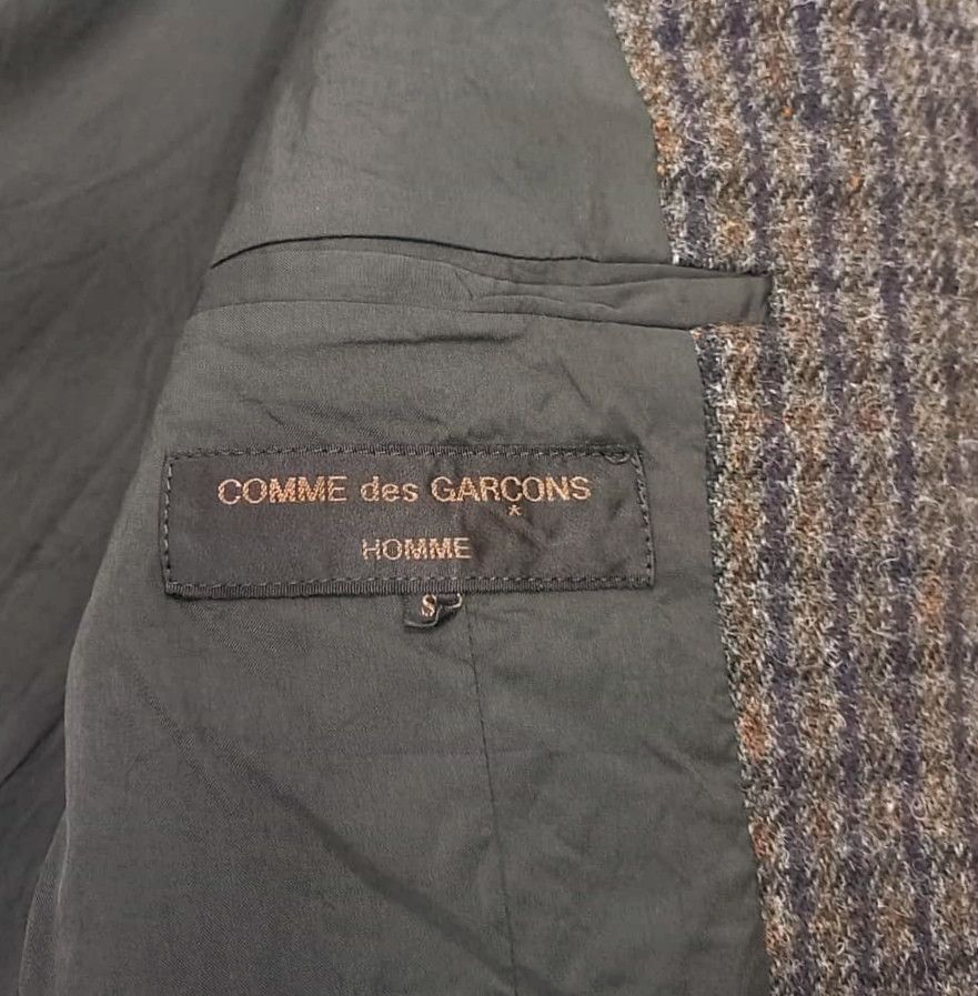 Comme des Garcons 80s COMME DES GARÇONS HOMME Tweed Wool Coat Jacket Size US M / EU 48-50 / 2 - 17 Thumbnail