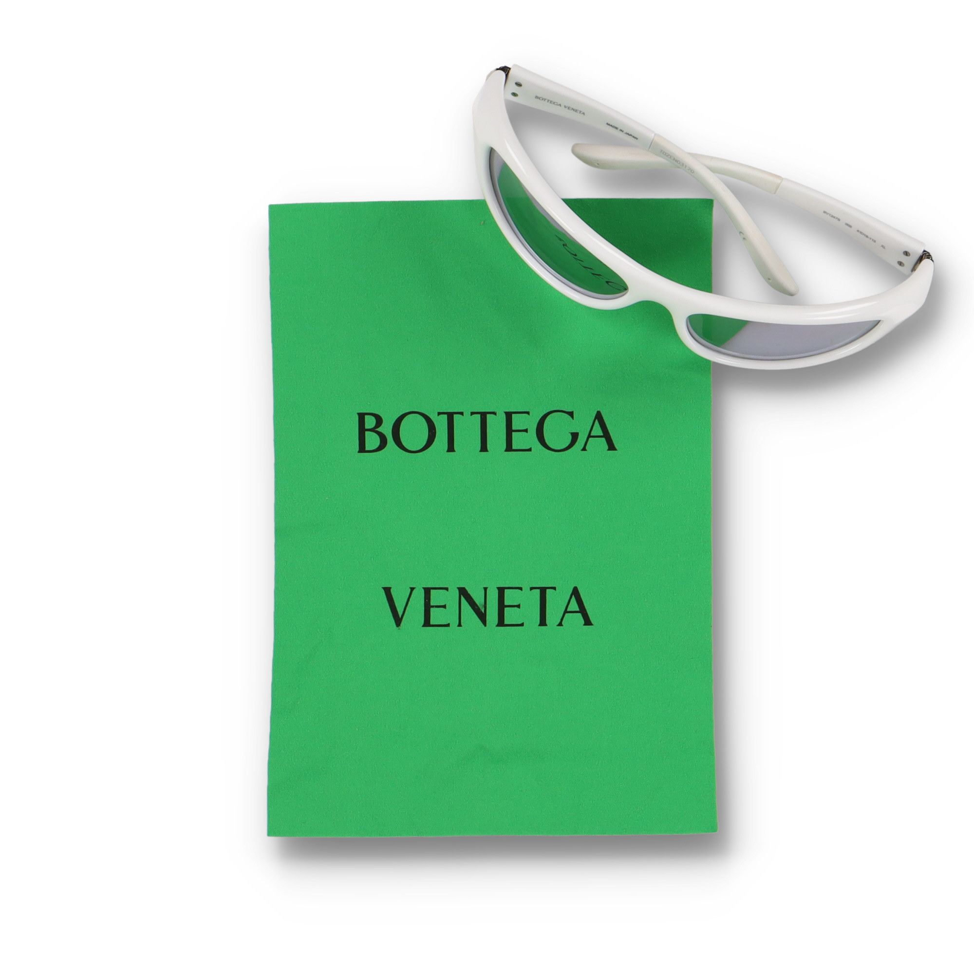 Bottega Veneta White BV1247S Sporty Cat Eye Acetate Sunglasses Size ONE SIZE - 6 Thumbnail
