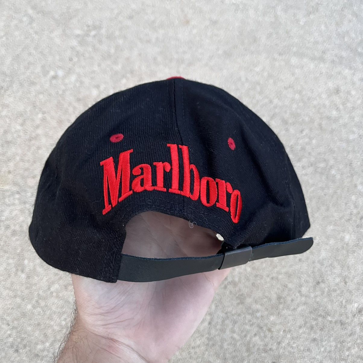 Marlboro × Vintage Vintage 90s Marlboro Snapback Hat Size ONE SIZE - 3 Thumbnail