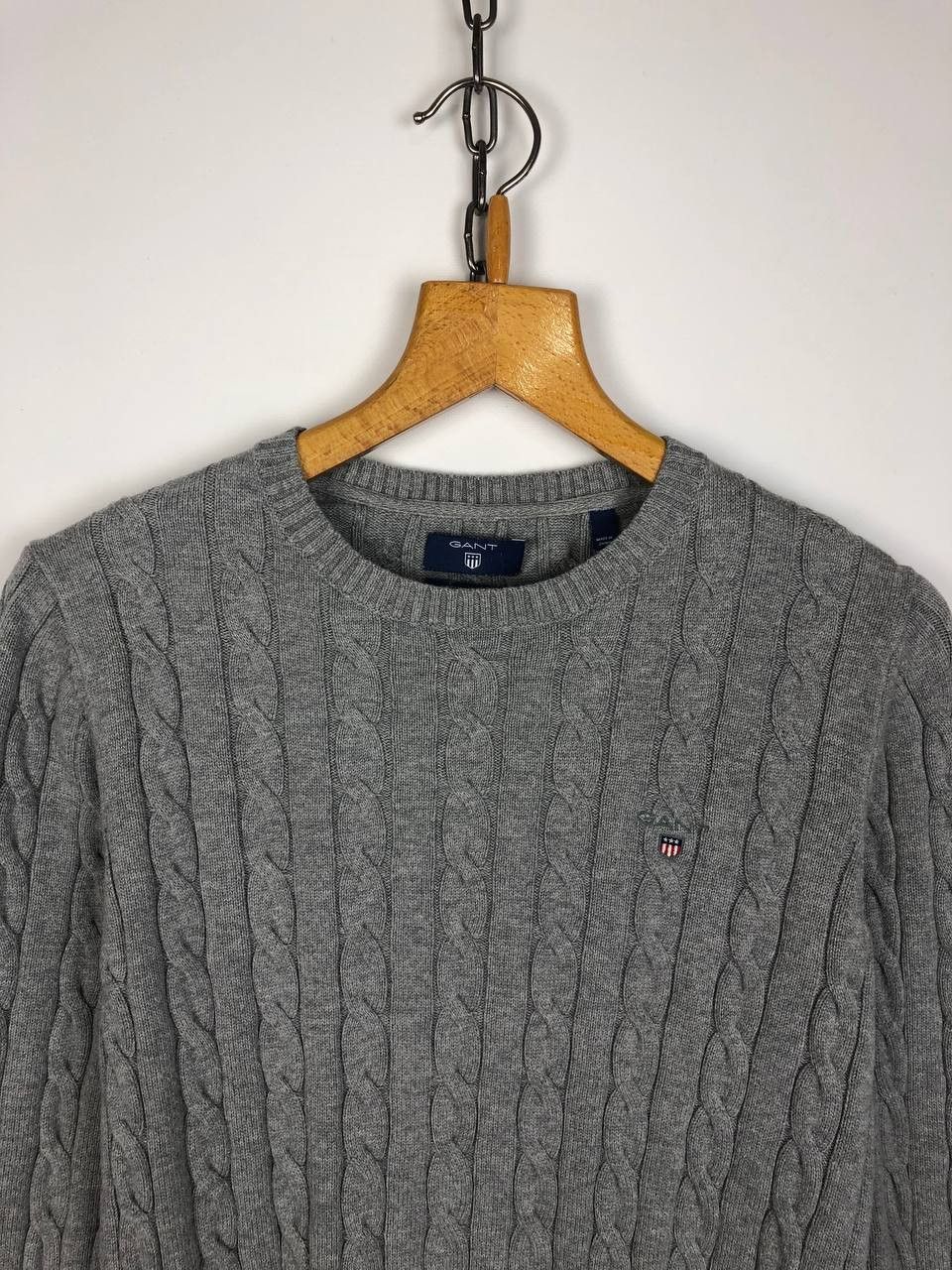Gant Gant Sweater Pullover Crewneck Cotton Gray size S Size US S / EU 44-46 / 1 - 2 Thumbnail
