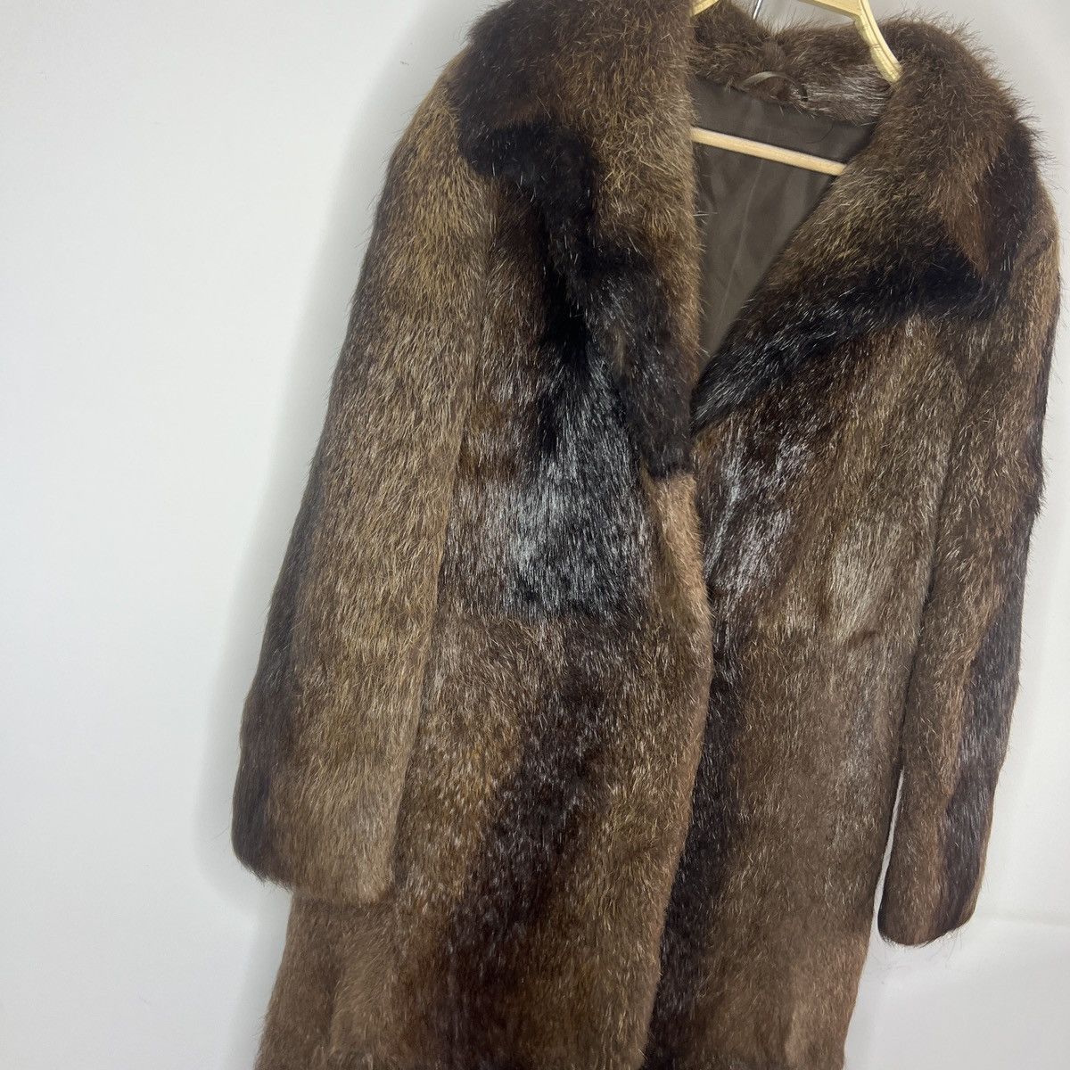 Other 90s Vintage Real Rabbit Fur Coat Jacket Heavy Opium Punk Y2K Size US M / EU 48-50 / 2 - 4 Thumbnail