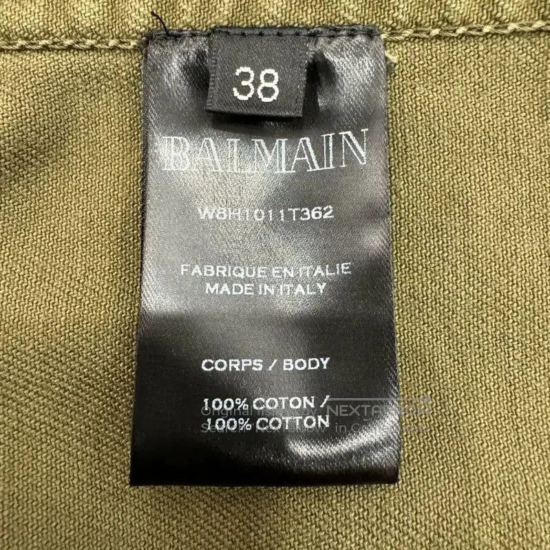 Balmain Balmain Men's Green Cotton Jacket . Size US M / EU 48-50 / 2 - 7 Thumbnail