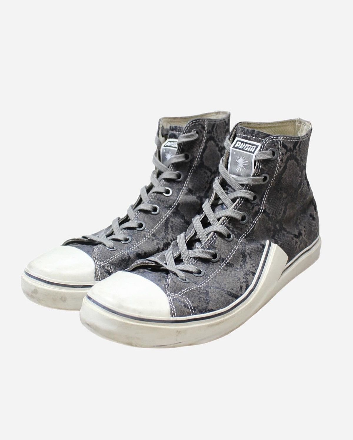 image of A/w12 Puma By Miharayasuhiro Python Shoes in Grey, Men's (Size 11)