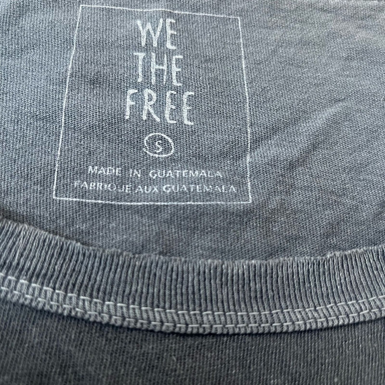 Free People We The Free Charcoal Odyssey Top, size Small Size S / US 4 / IT 40 - 2 Thumbnail