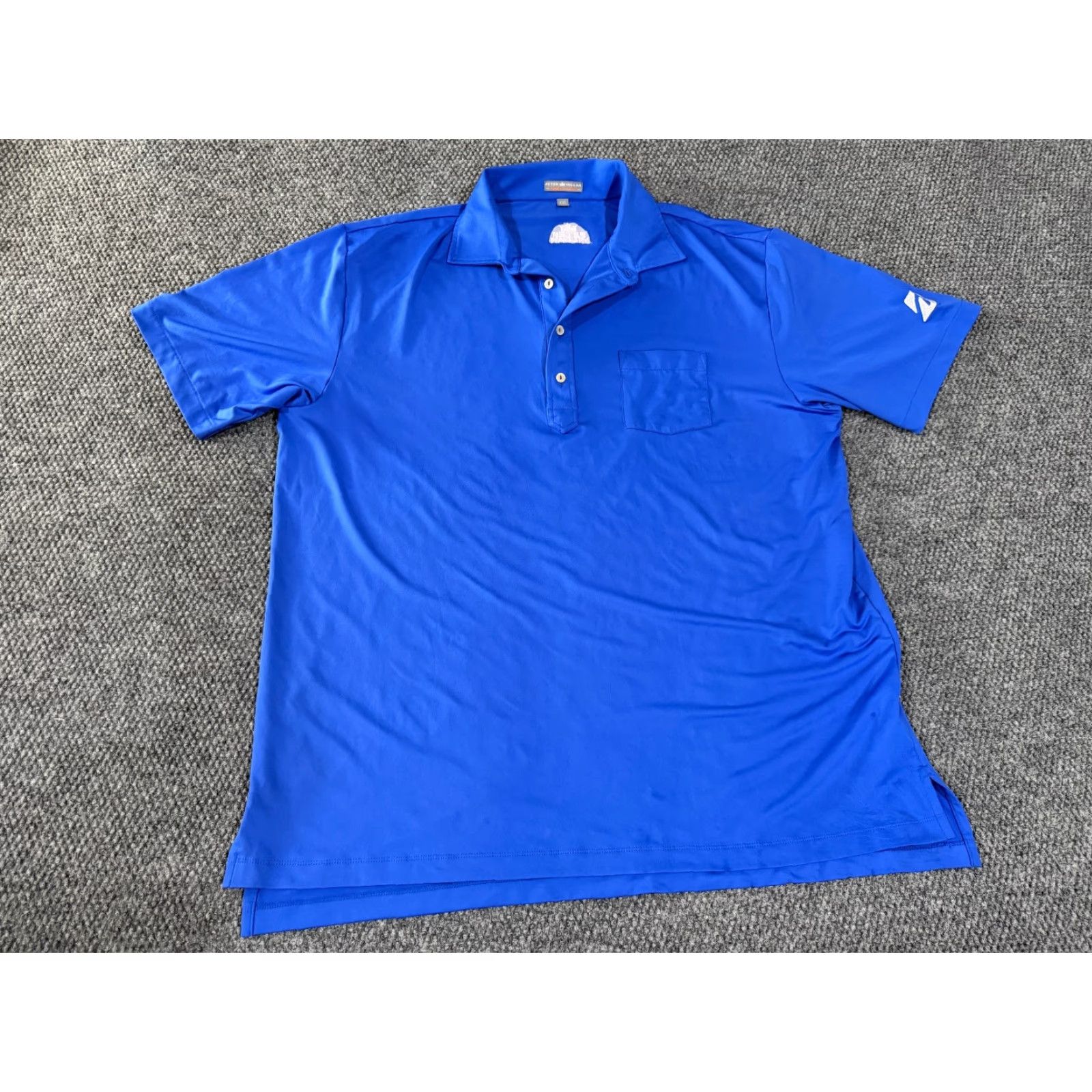 Peter Millar Peter Millar Polo Shirt Mens 2XL Summer Comfort Blue Golf Performance Stretch Shirt Mens Blue Polo Golf Shirt Size US XXL / EU 58 / 5 - 2 Thumbnail