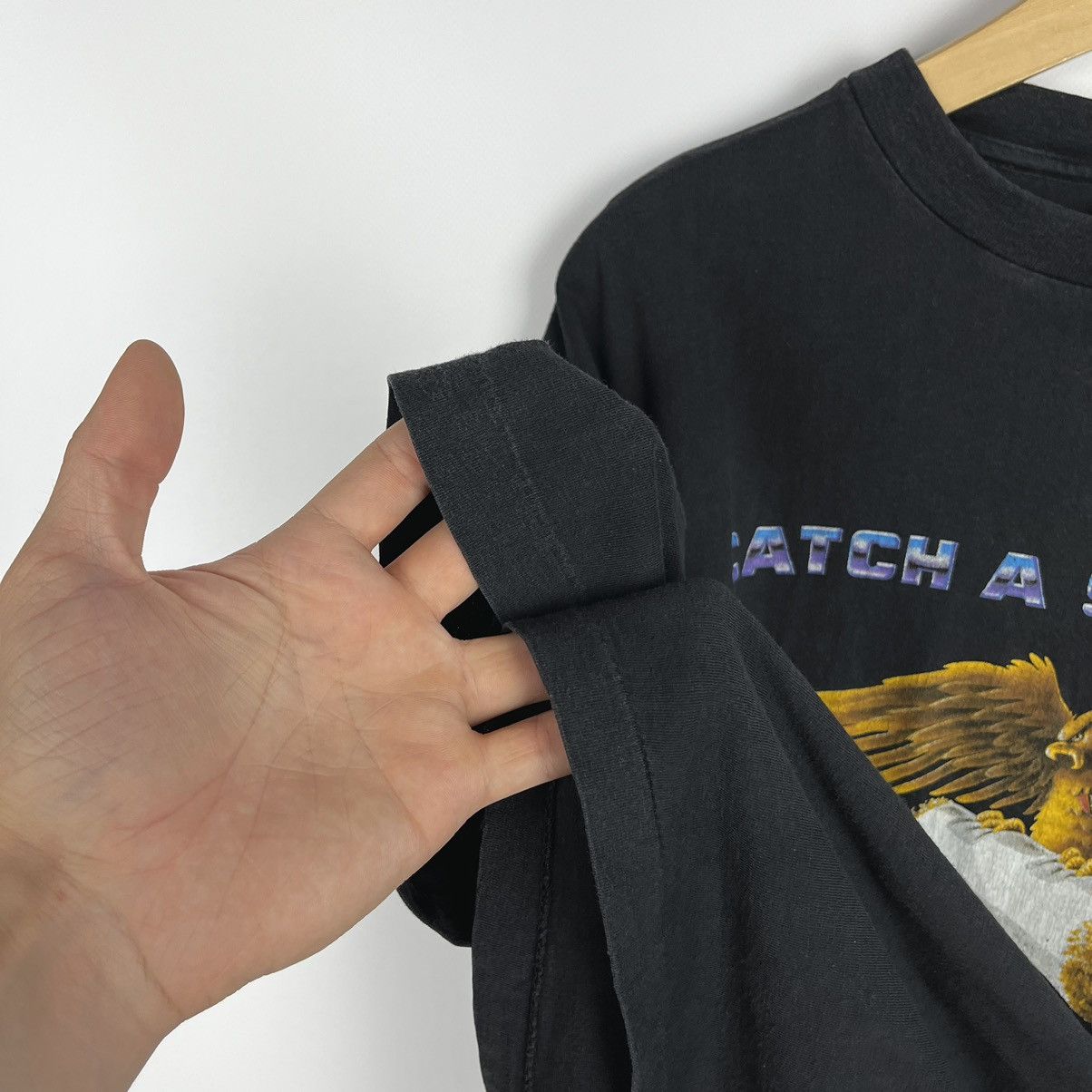 Other Vintage Catch a smoke in Amsterdam 4:20 weed tee 90’s Size US L / EU 52-54 / 3 - 13 Thumbnail