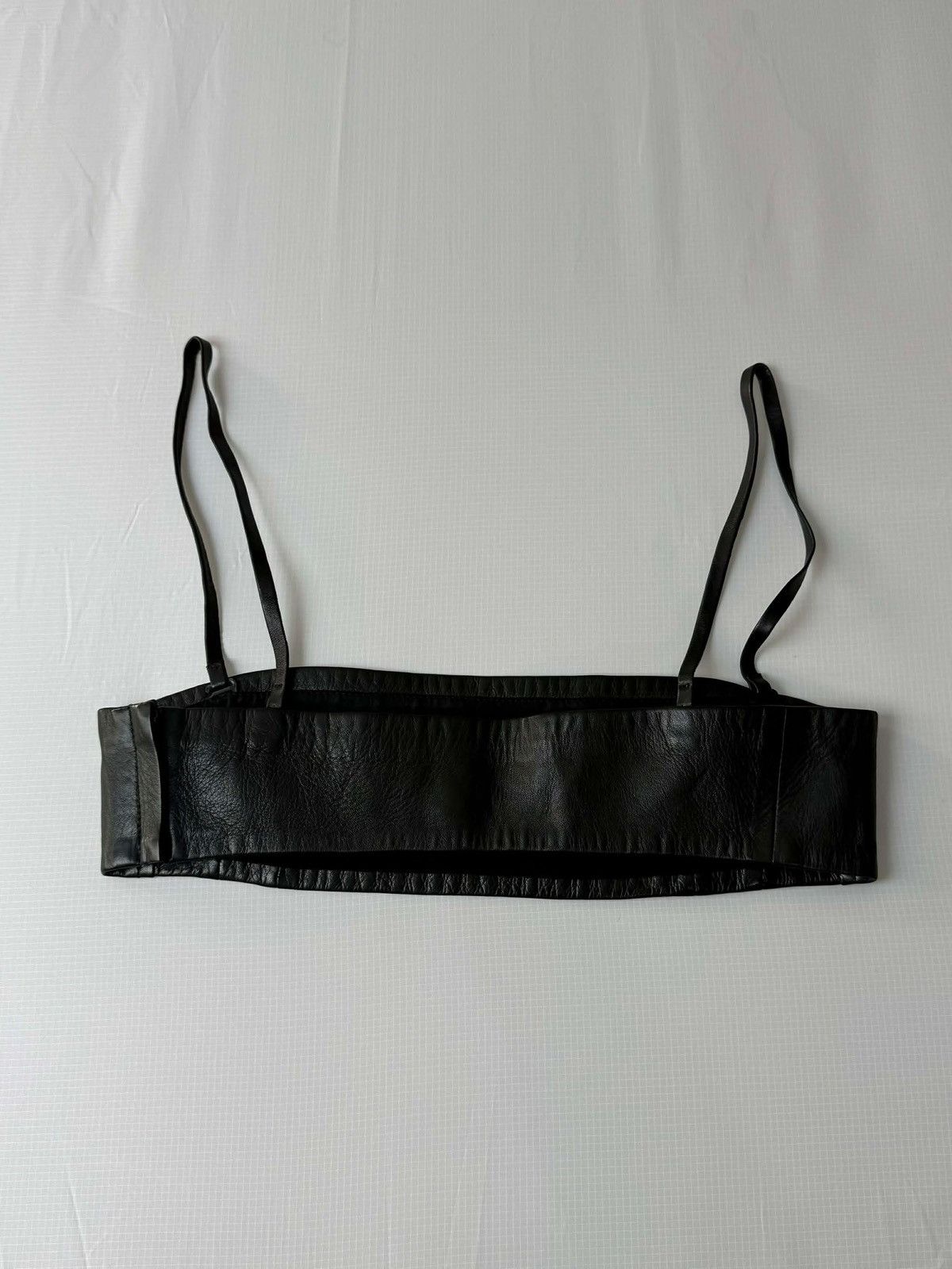 Gucci 1997-1998 Gucci by Tom Ford Black Leather Tube & Pants Set Size S / US 4 / IT 40 - 4 Thumbnail