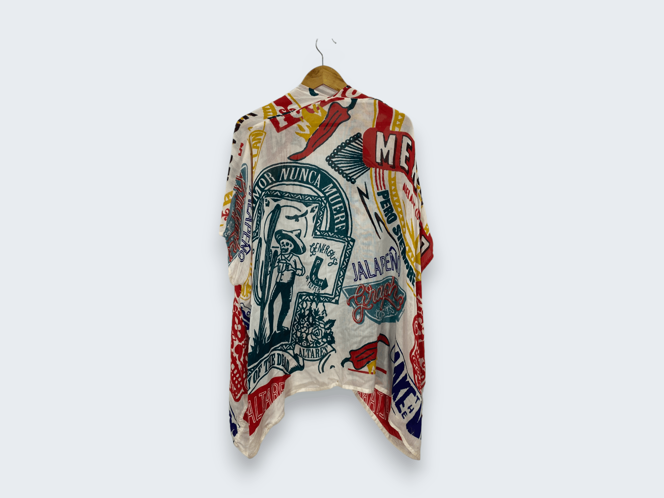 Vintage Vintage Amina Poncho Mexicana One Size Fit All Oversize Size US XL / EU 56 / 4 - 2 Thumbnail