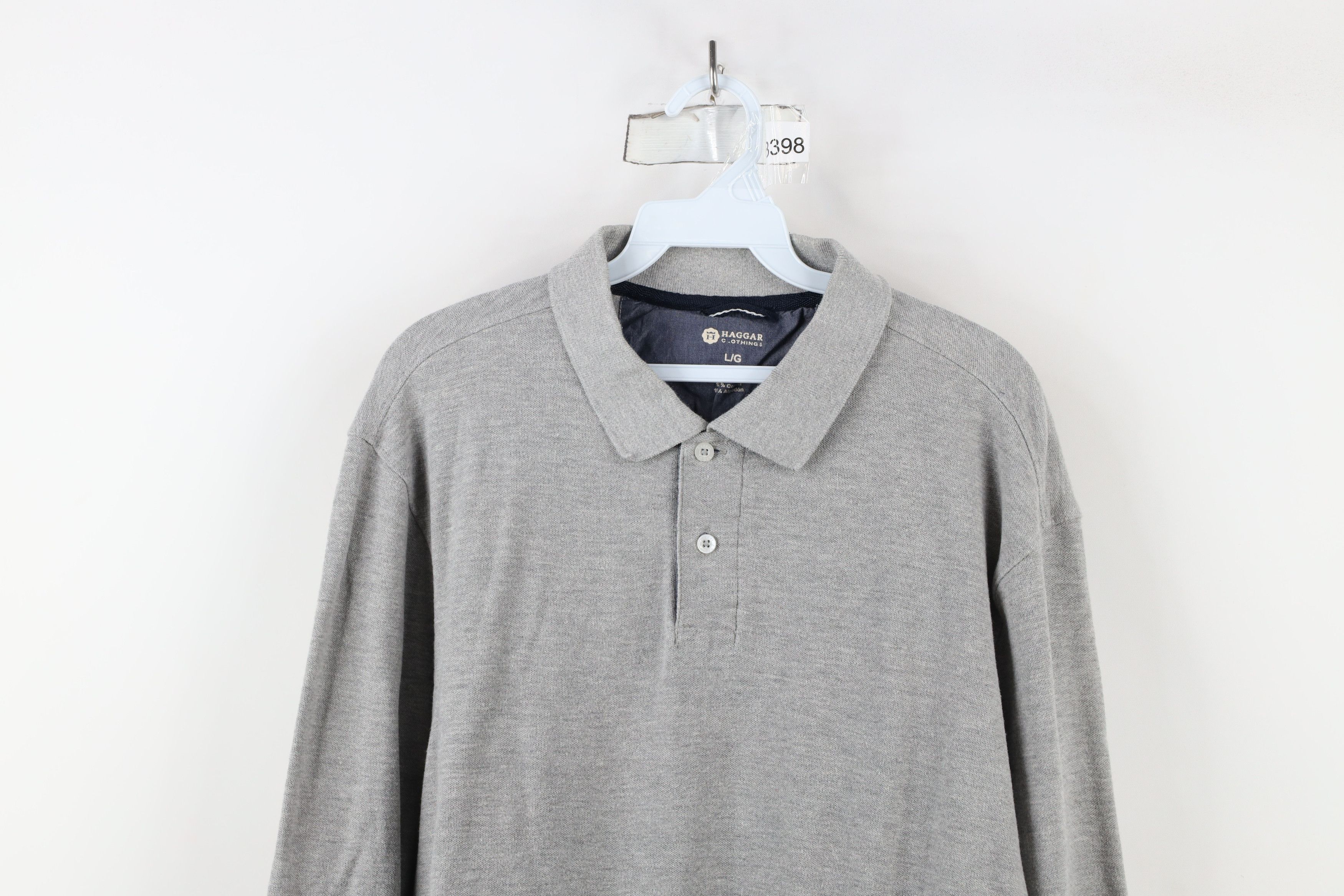 Vintage Vintage Y2K Streetwear Long Sleeve Rugby Polo Shirt Gray Size US L / EU 52-54 / 3 - 2 Thumbnail