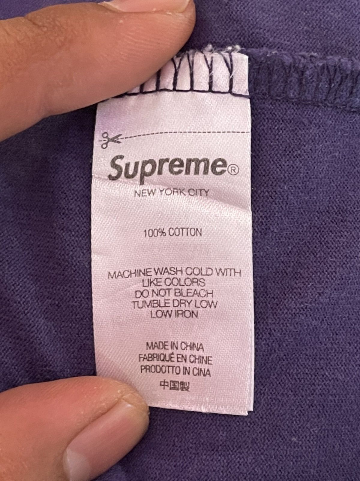 Supreme Supreme Gonz Nametag S/S Tee (FW21)🔥🔥🔥 Size US L / EU 52-54 / 3 - 4 Thumbnail