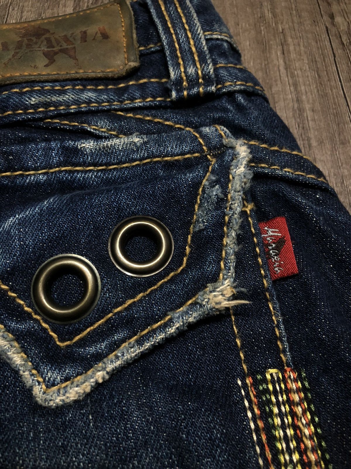 Hysteric Glamour × Japanese Brand WILD JEANS MARAXIA FLARE DISTRESSED DENIM Size 30" / US 8 / IT 44 - 15 Thumbnail