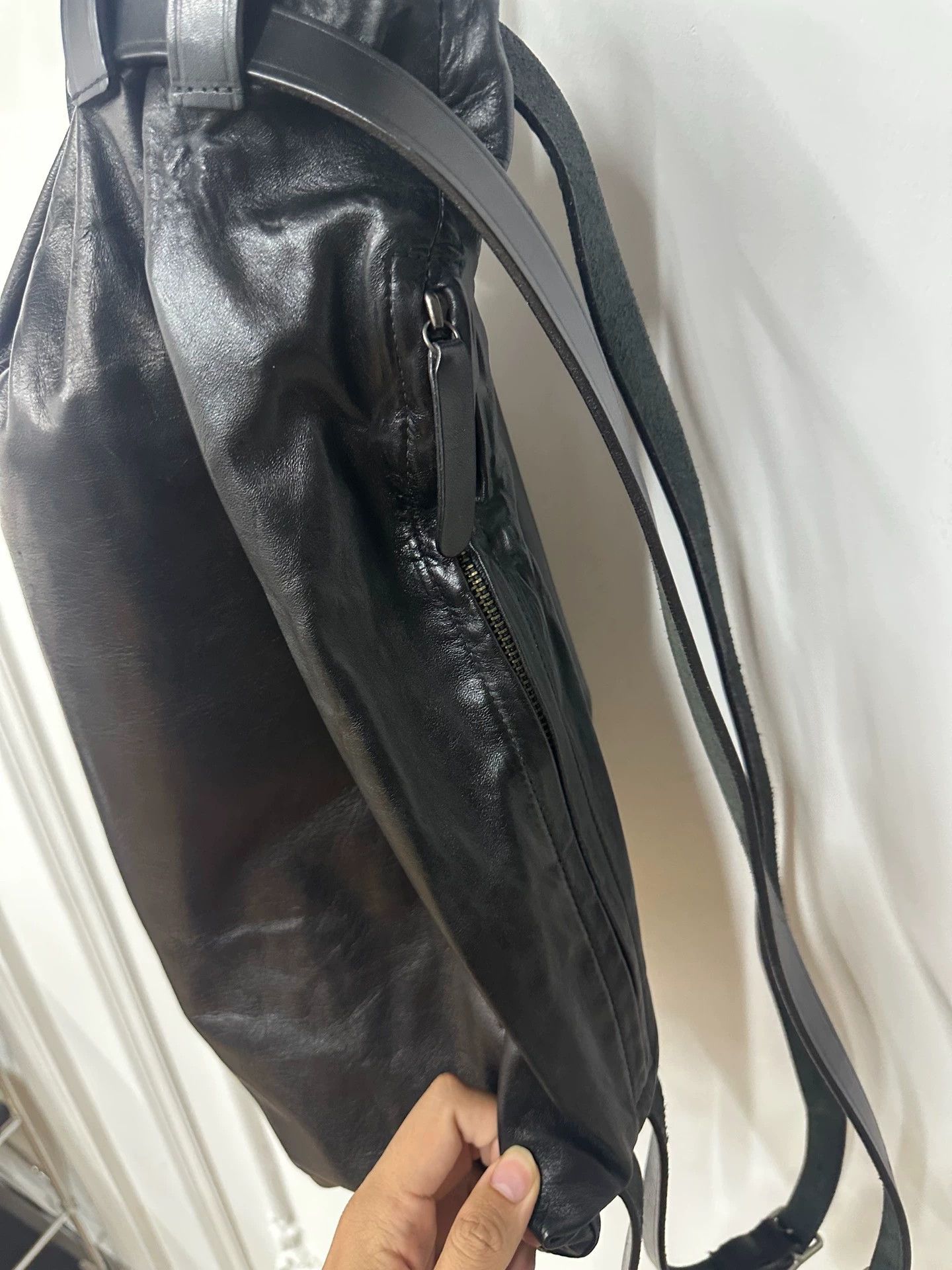 Yohji Yamamoto Yohji Yamamoto POUR HOMME Drawstring Nomad Bag Size ONE SIZE - 4 Thumbnail