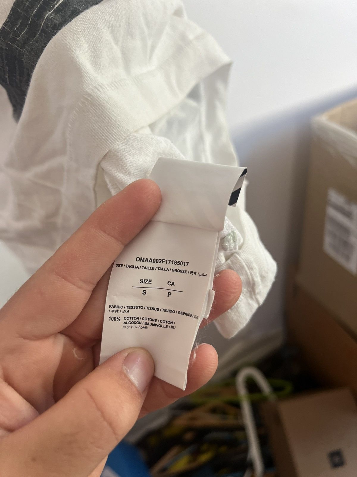 Off-White Off white Seeing Things Arrow Logo TEE Size US M / EU 48-50 / 2 - 11 Thumbnail