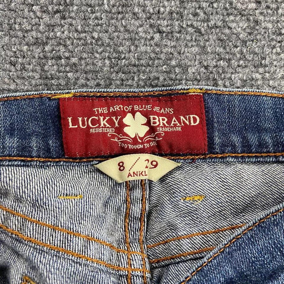 Lucky Brand Lucky Brand Jeans Women's 8/29 Sofia Boot Ankle Medium Wash Size 30" / US 8 / IT 44 - 6 Thumbnail