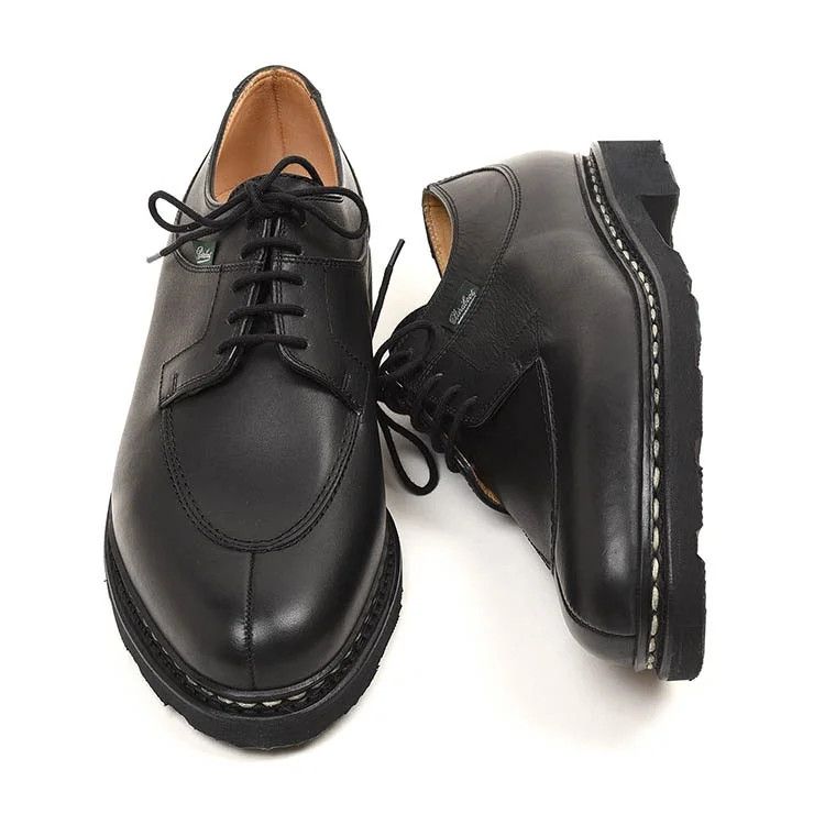 Paraboot o1s22i1n1224 Avignon Lace-up Shoes in Black Size US 7.5 / EU 40-41 - 3 Thumbnail