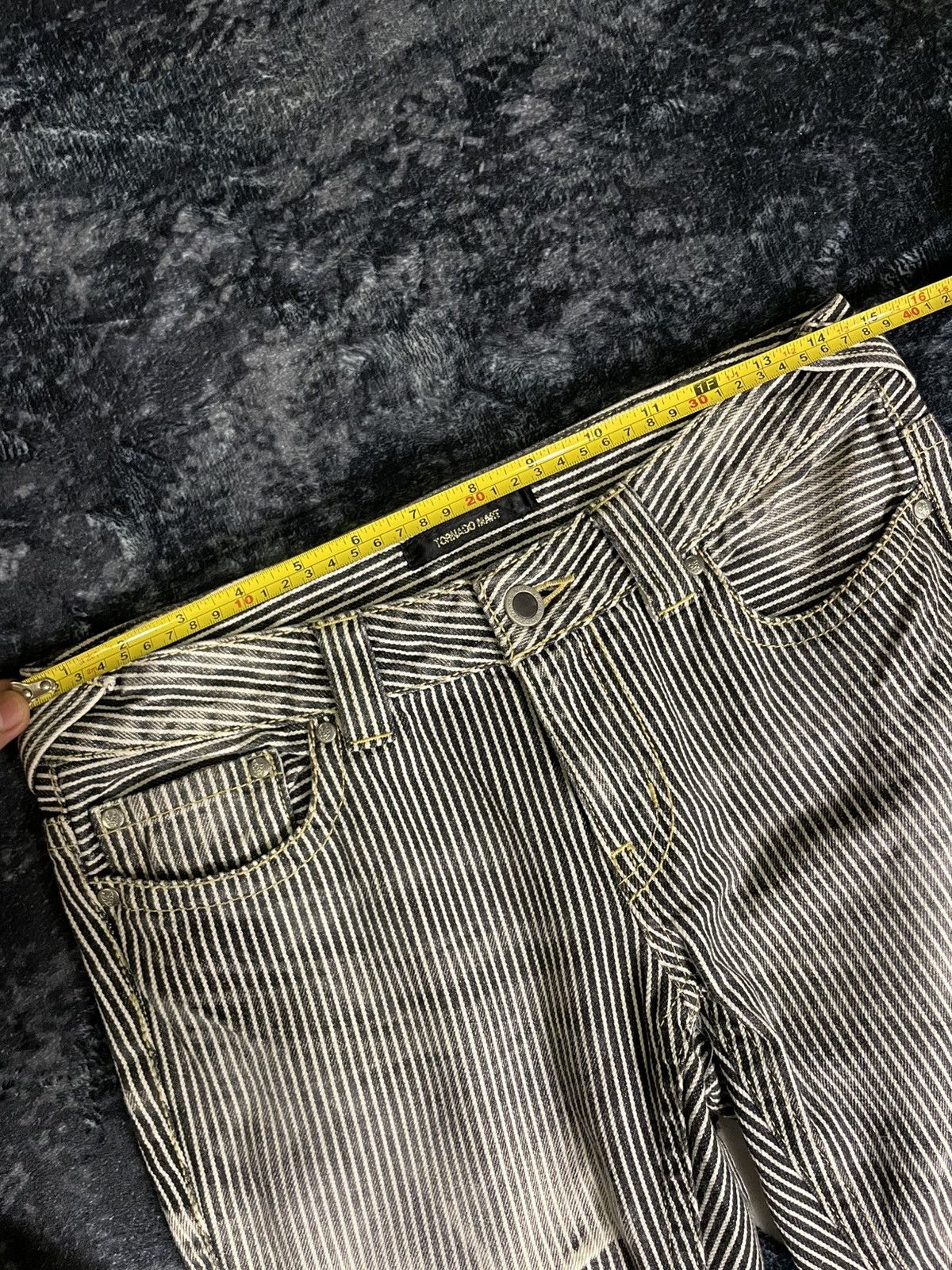 Le Grande Bleu (L.G.B.) × Tornado Mart Tornado Mart Whisker Flare Pant Size US 30 / EU 46 - 14 Thumbnail