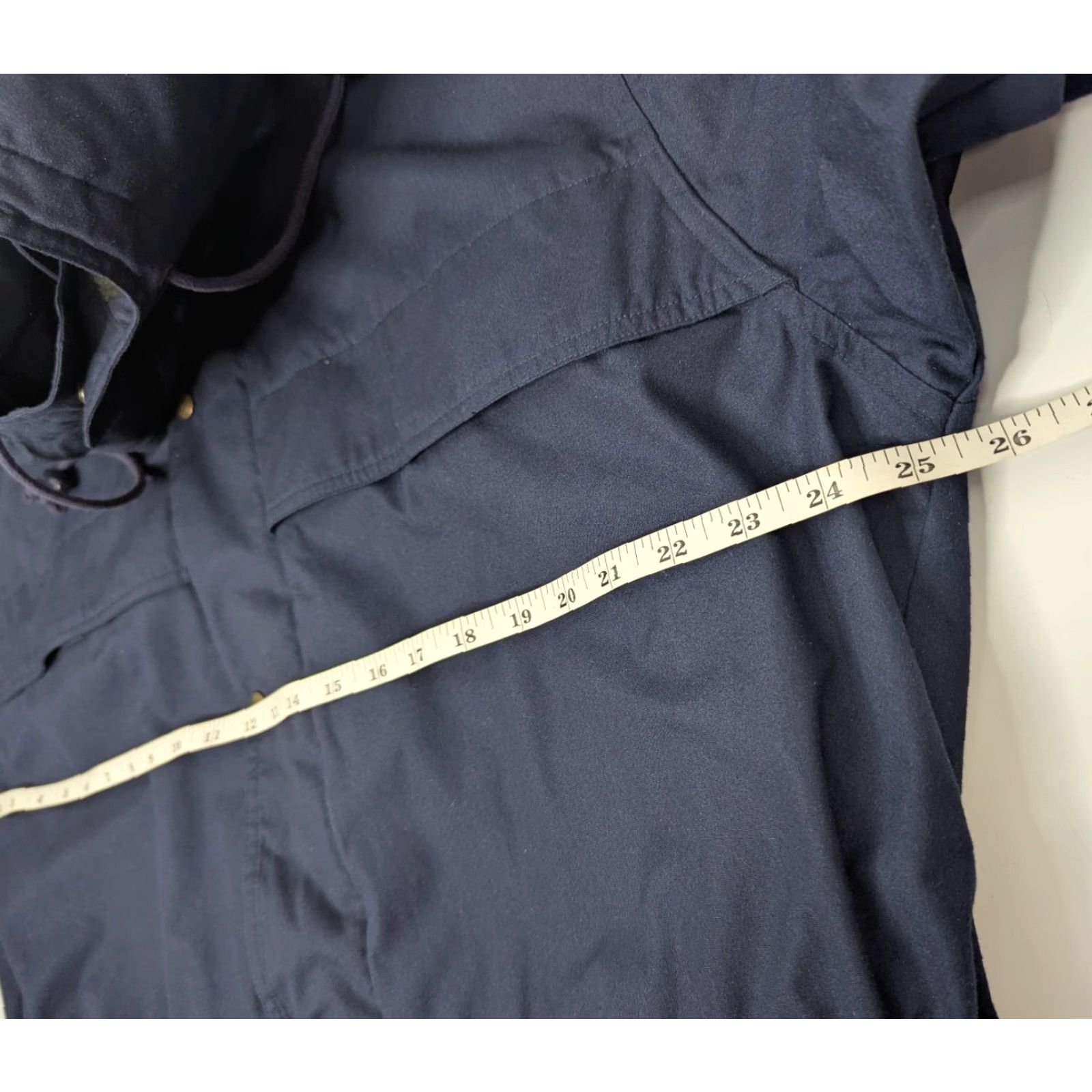 Eddie Bauer VINTAGE Eddie Bauer Mountain Parka Jacket Men L Navy Hooded Chore Wool Lined Size US L / EU 52-54 / 3 - 5 Thumbnail