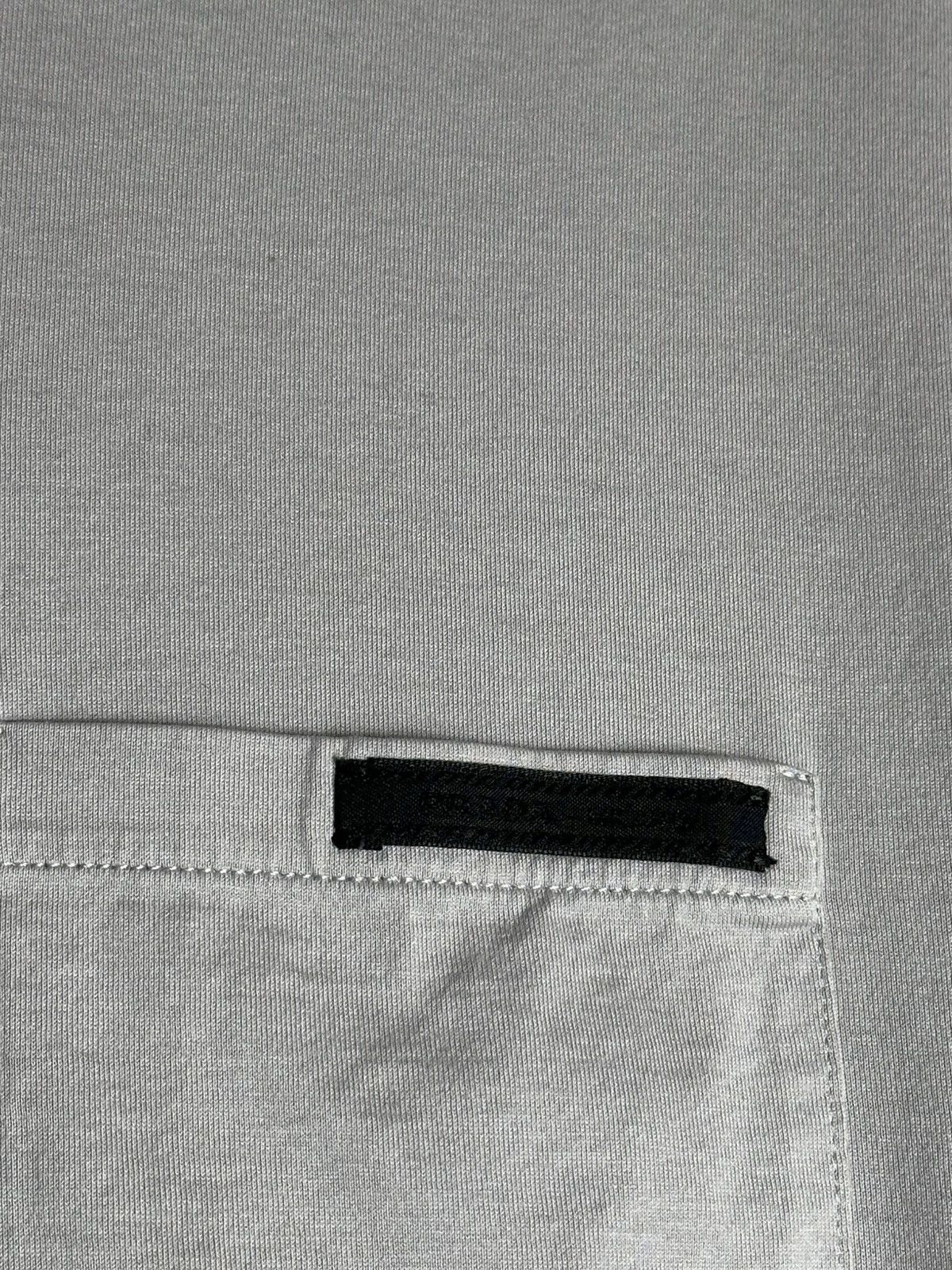 Luxury × Prada Prada aprada silver Black Tab Pocket Tee Size US M / EU 48-50 / 2 - 2 Thumbnail