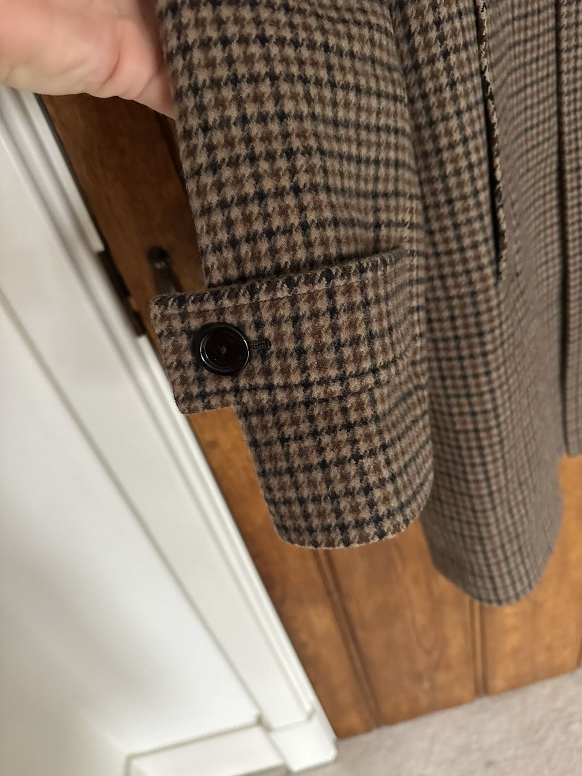 Celine FW19 Celine Pied de Poule Wool Max Coat Hedi Slimane Size US S / EU 44-46 / 1 - 15 Thumbnail