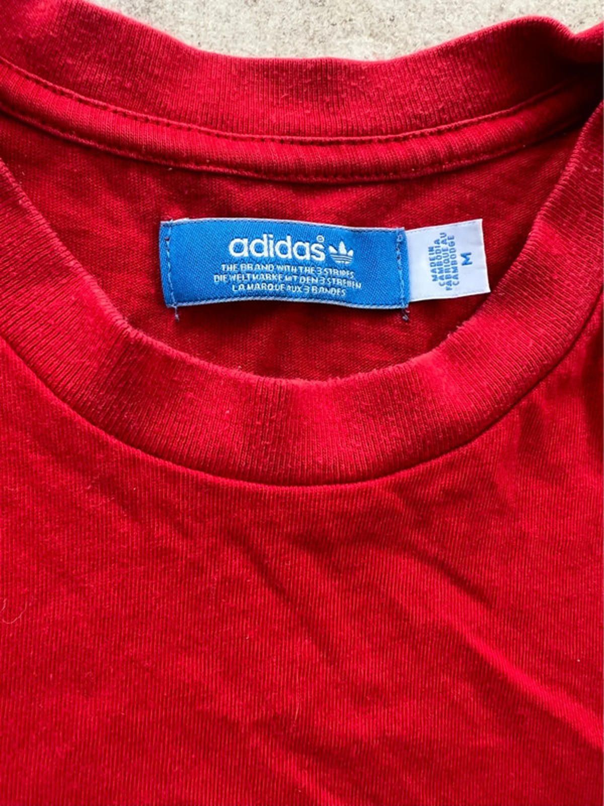 Adidas Red Adidas Logo Tee Size US M / EU 48-50 / 2 - 5 Thumbnail