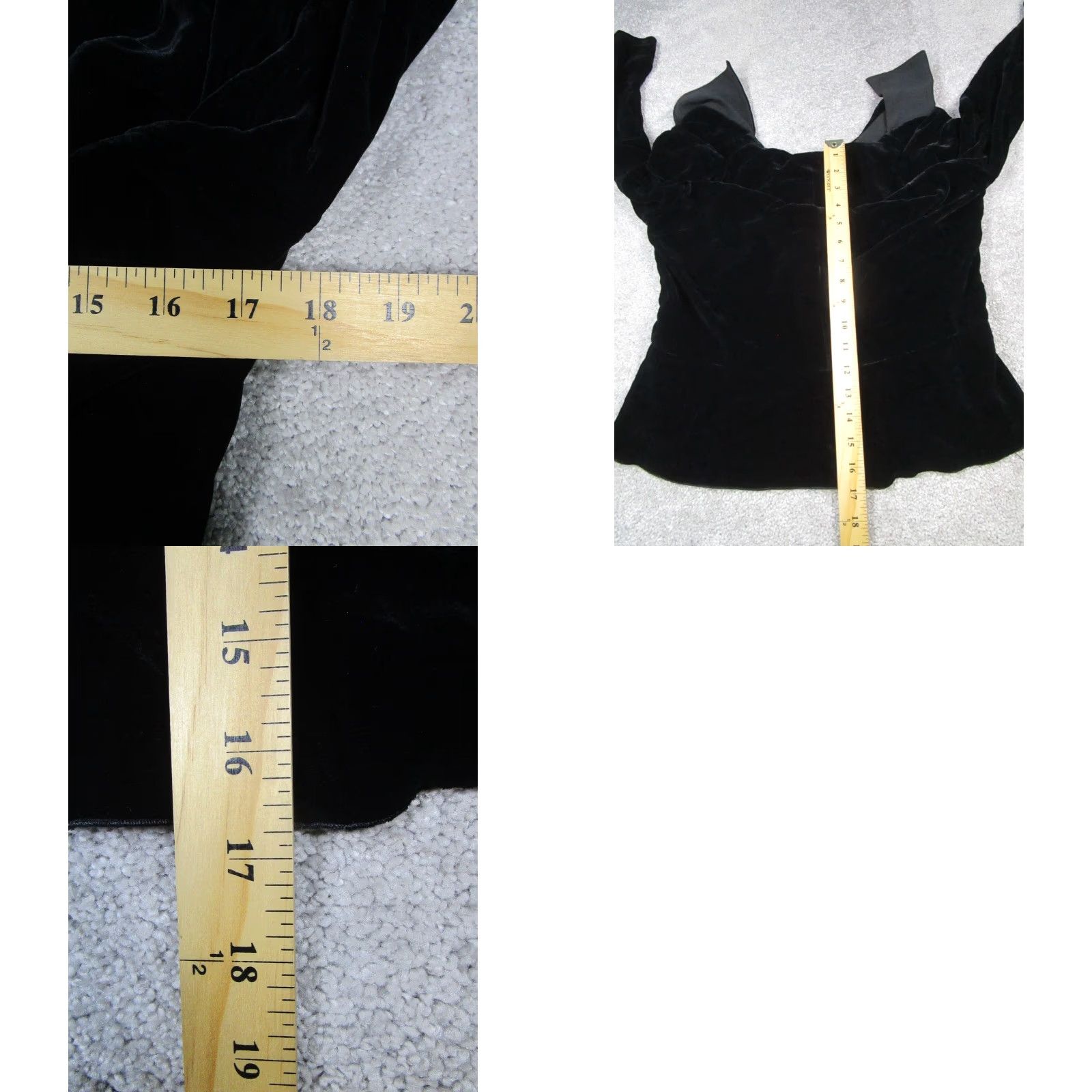Armani VINTAGE Armani Collezioni Jacket Womens 12 Black Velvet Blazer Size XL / US 12-14 / IT 48-50 - 8 Thumbnail