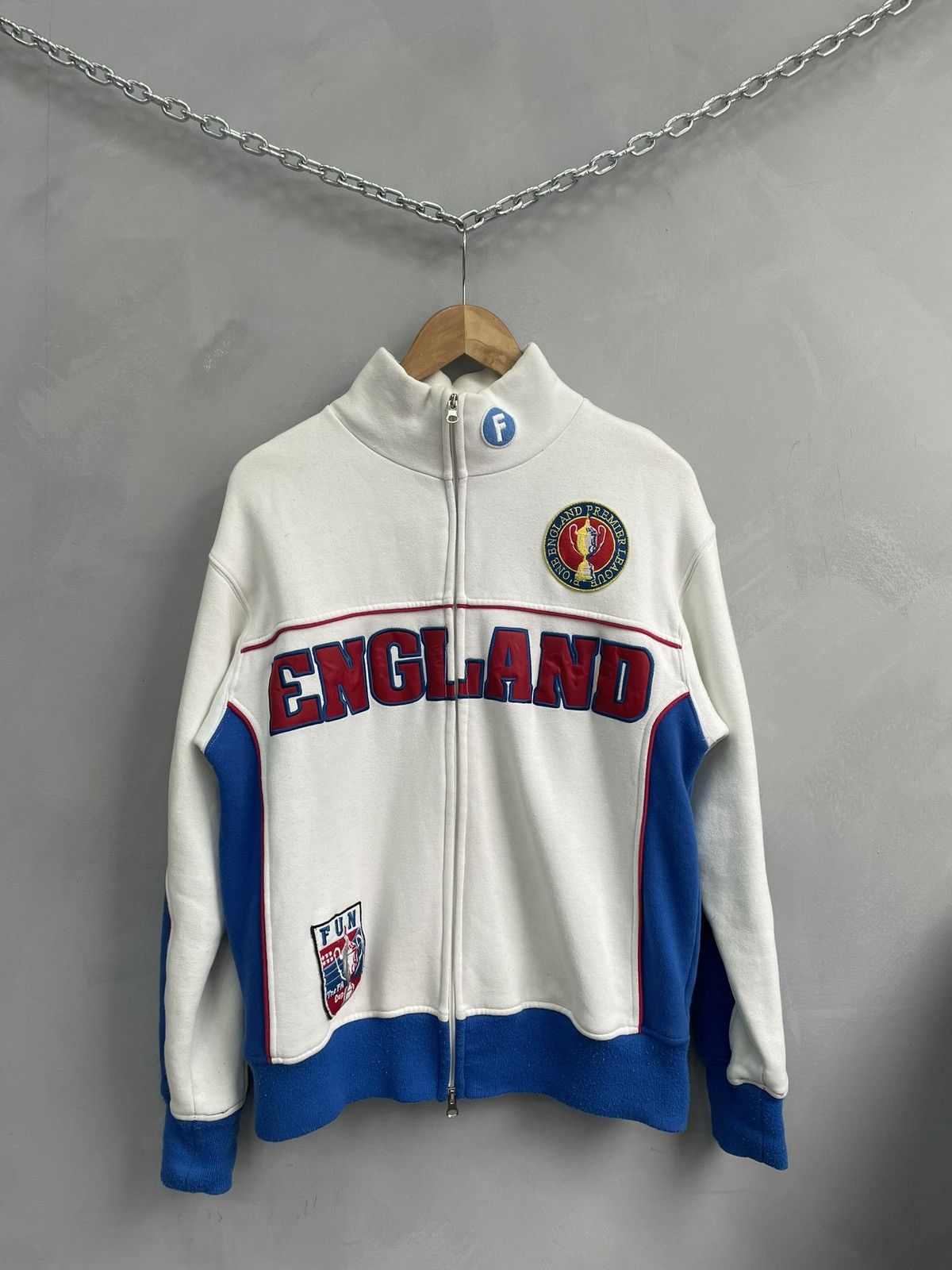 Chelsea Soccer Vintage blokecore England cup zip sweatshirt hoodie y2k Size US M / EU 48-50 / 2 - 1 Thumbnail