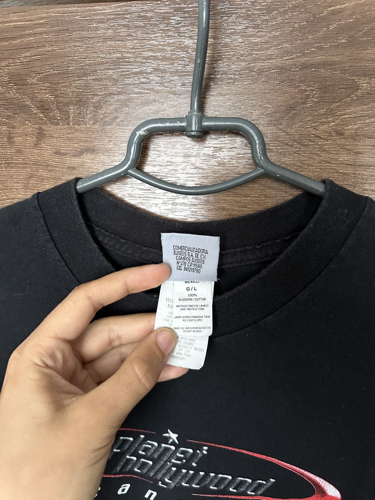 Planet Hollywood Planet Hollywood Cancun Cafe Vintage T-Shirt Tee 90s Size US L / EU 52-54 / 3 - 9 Thumbnail