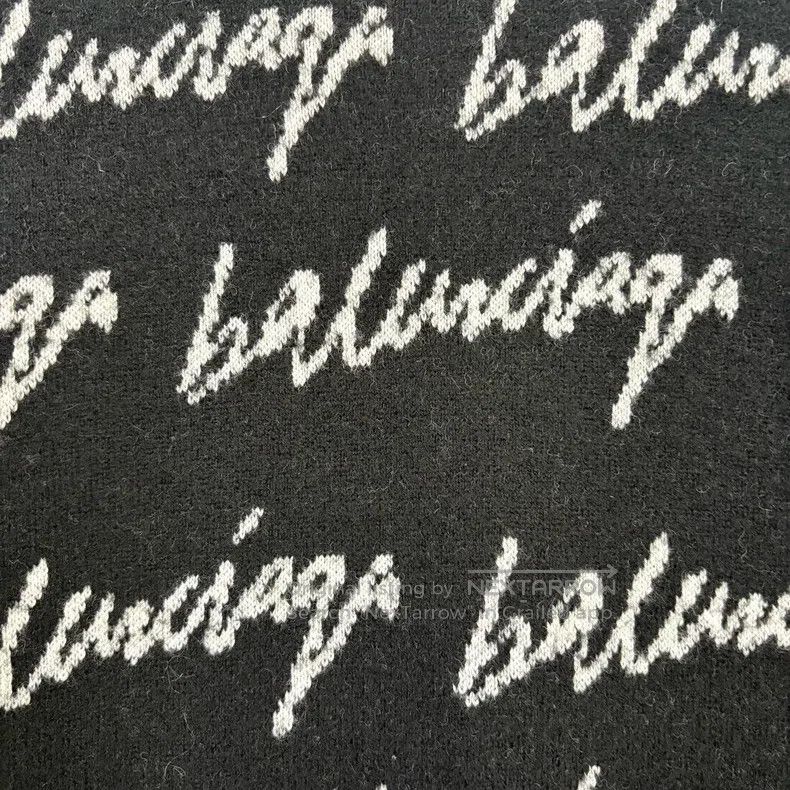 Balenciaga Balenciaga Handwritten Bullet Screen Logo Long Sleeve Knit Size US XS / EU 42 / 0 - 6 Thumbnail