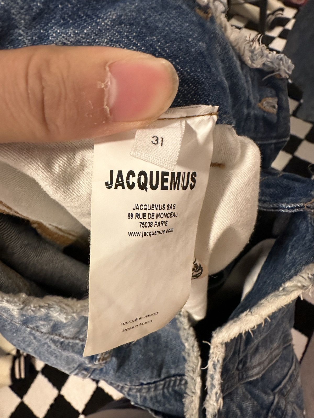 Jacquemus Jacquemus Blue Le Chouchou 'Le de Nîmes Criollo' Jeans Size US 31 - 7 Thumbnail