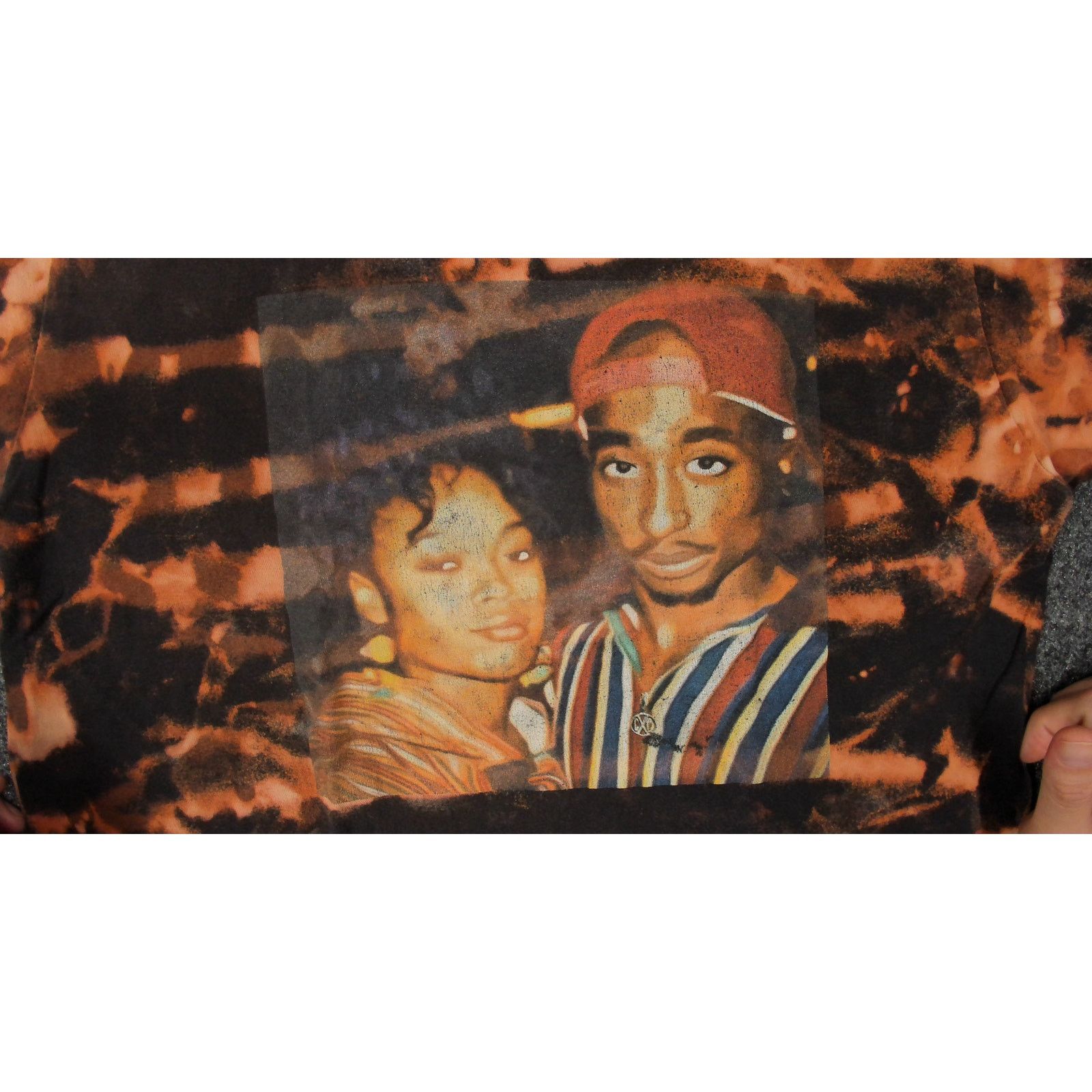 Cross Colours Cross Colours x Vintage Reworked Bleached Tupac Boxy Crop Size L / US 10 / IT 46 - 10 Thumbnail