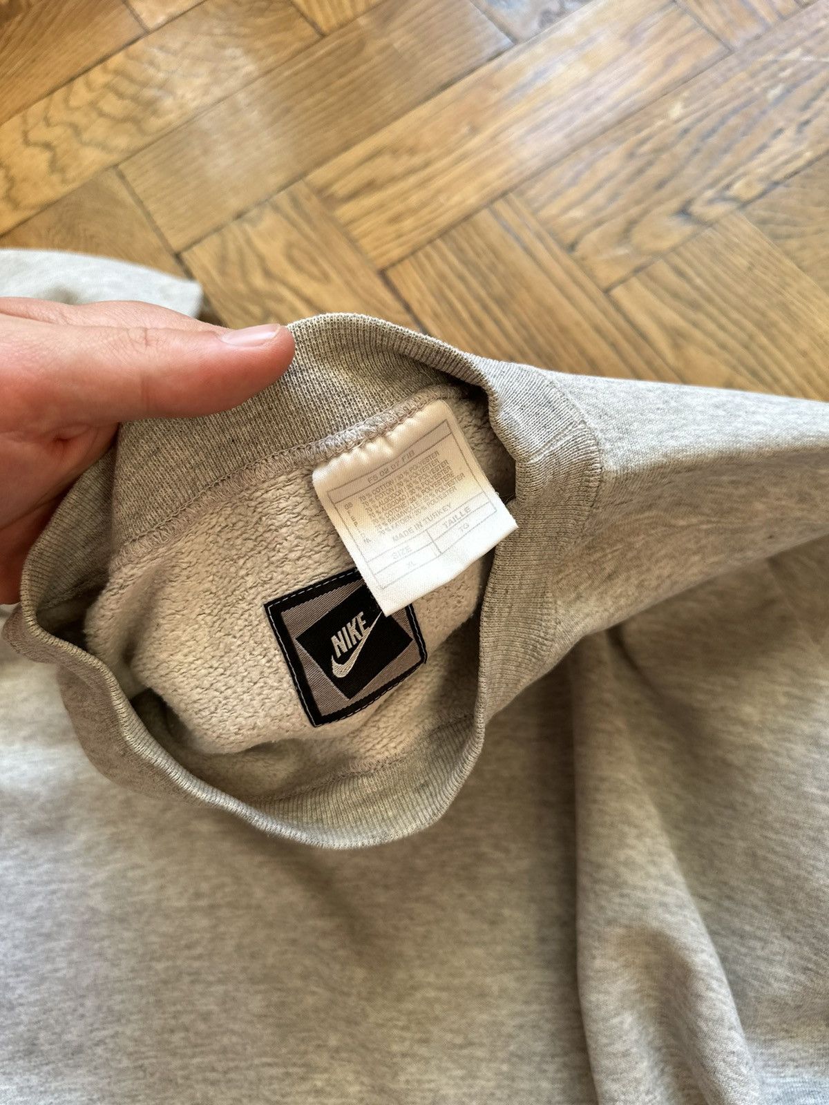 Nike × Vintage Vintage Nike y2k trapper oversized work style sweatshirt Size US XL / EU 56 / 4 - 11 Thumbnail