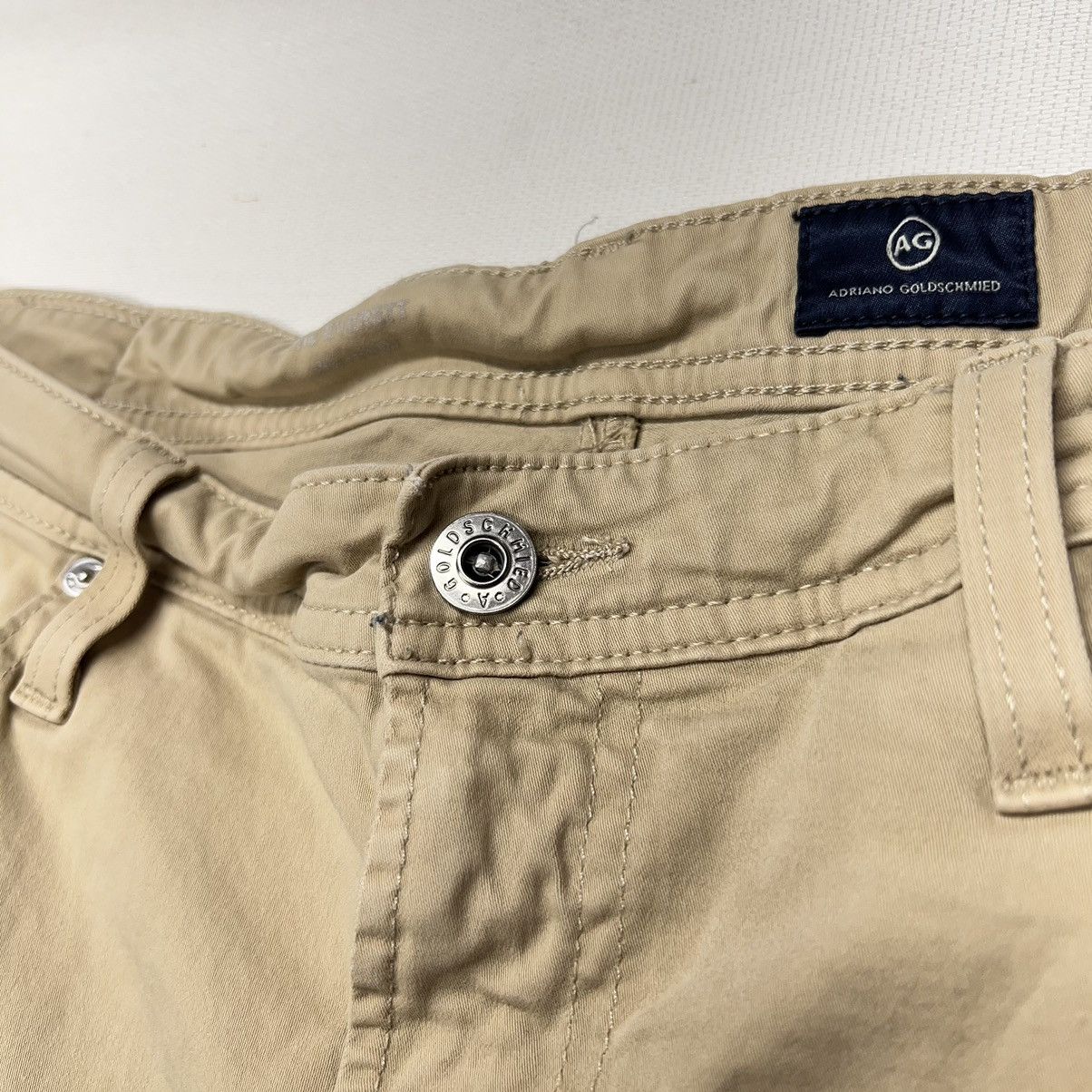 AG Adriano Goldschmied AG Adriano Goldschmied Pants Khaki Everett Slim Straight Size US 36 / EU 52 - 9 Thumbnail