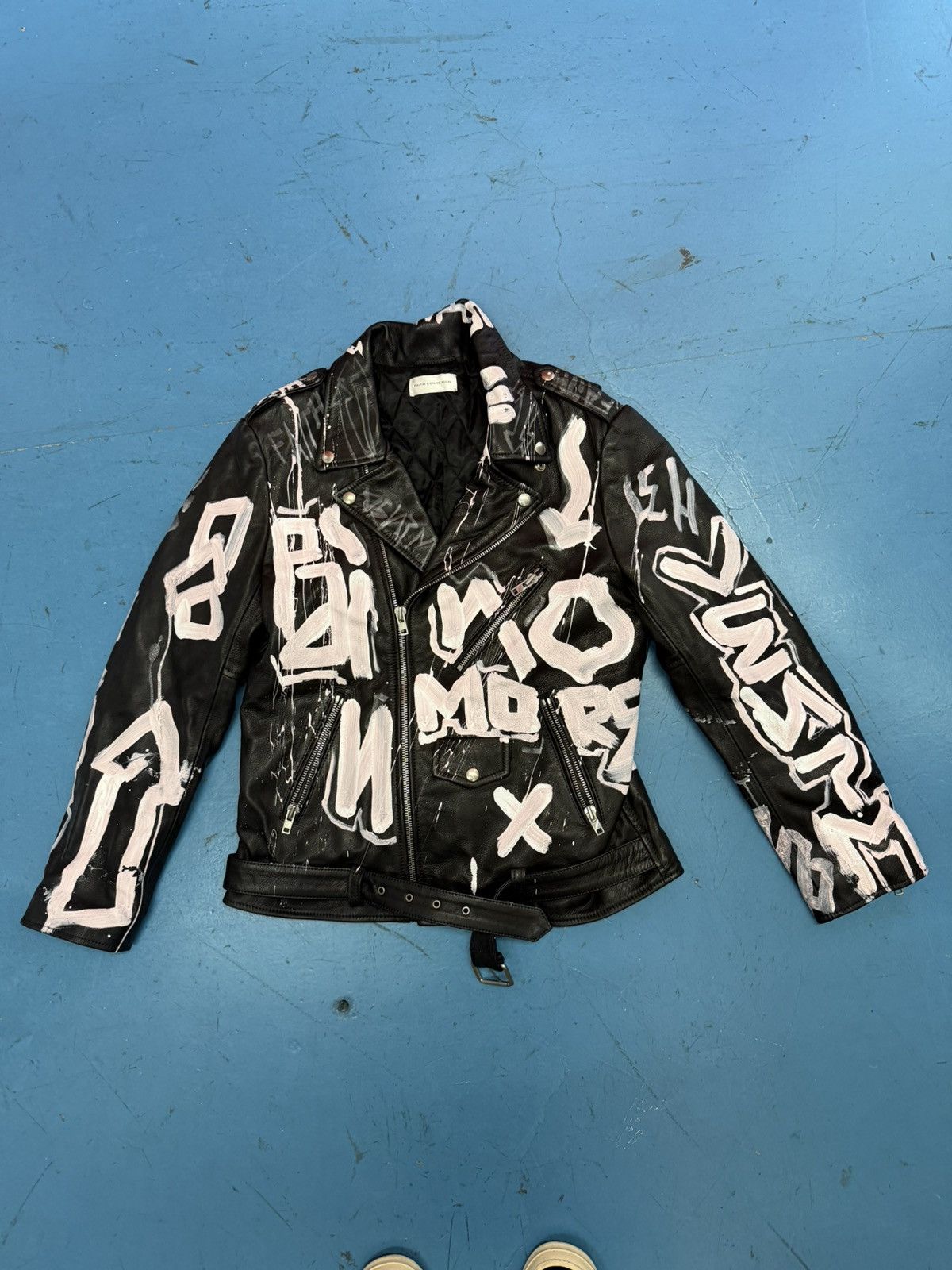 Faith Connexion FAITH CONNEXION GRAFFITI BIKER JACKET Size US L / EU 52-54 / 3 - 3 Thumbnail