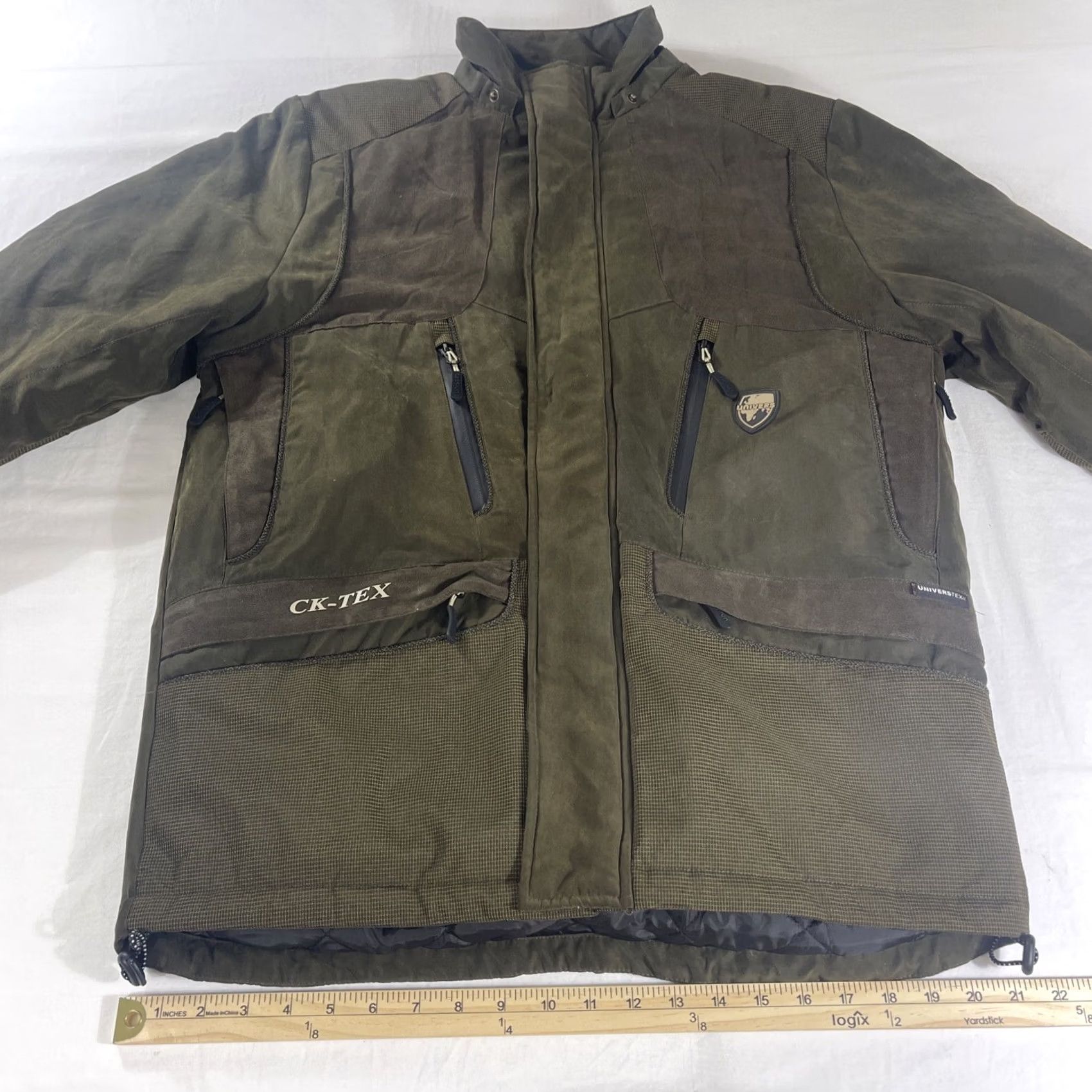 John Richmond VINTAGE Richmond UniversAL JACKET Hunting Jacket 2XL GREEN/DARK GREEN MEN Size US XXL / EU 58 / 5 - 7 Thumbnail