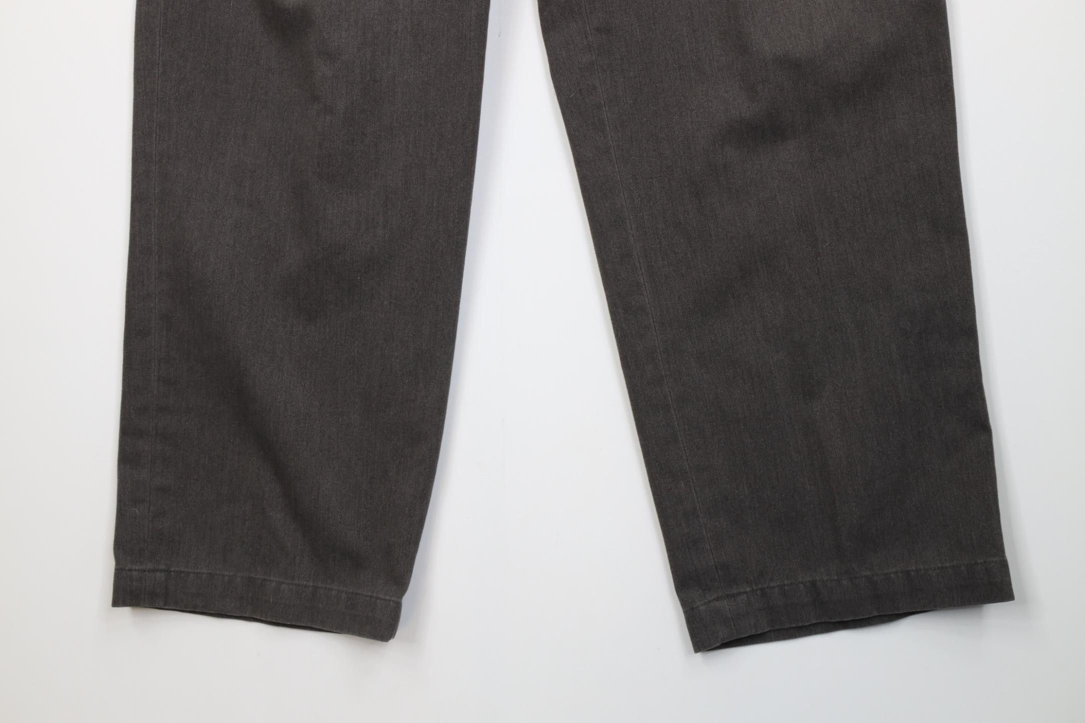 Vintage Vintage 90s Streetwear Stonewash Chino Pants Trousers Gray Size US 30 / EU 46 - 4 Thumbnail