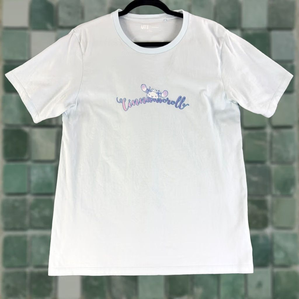 Uniqlo Uniqlo Sanrio Cinnamoroll T Shirt Womens XL Blue Graphic Short Sleeve Size XL / US 12-14 / IT 48-50 - 1 Thumbnail
