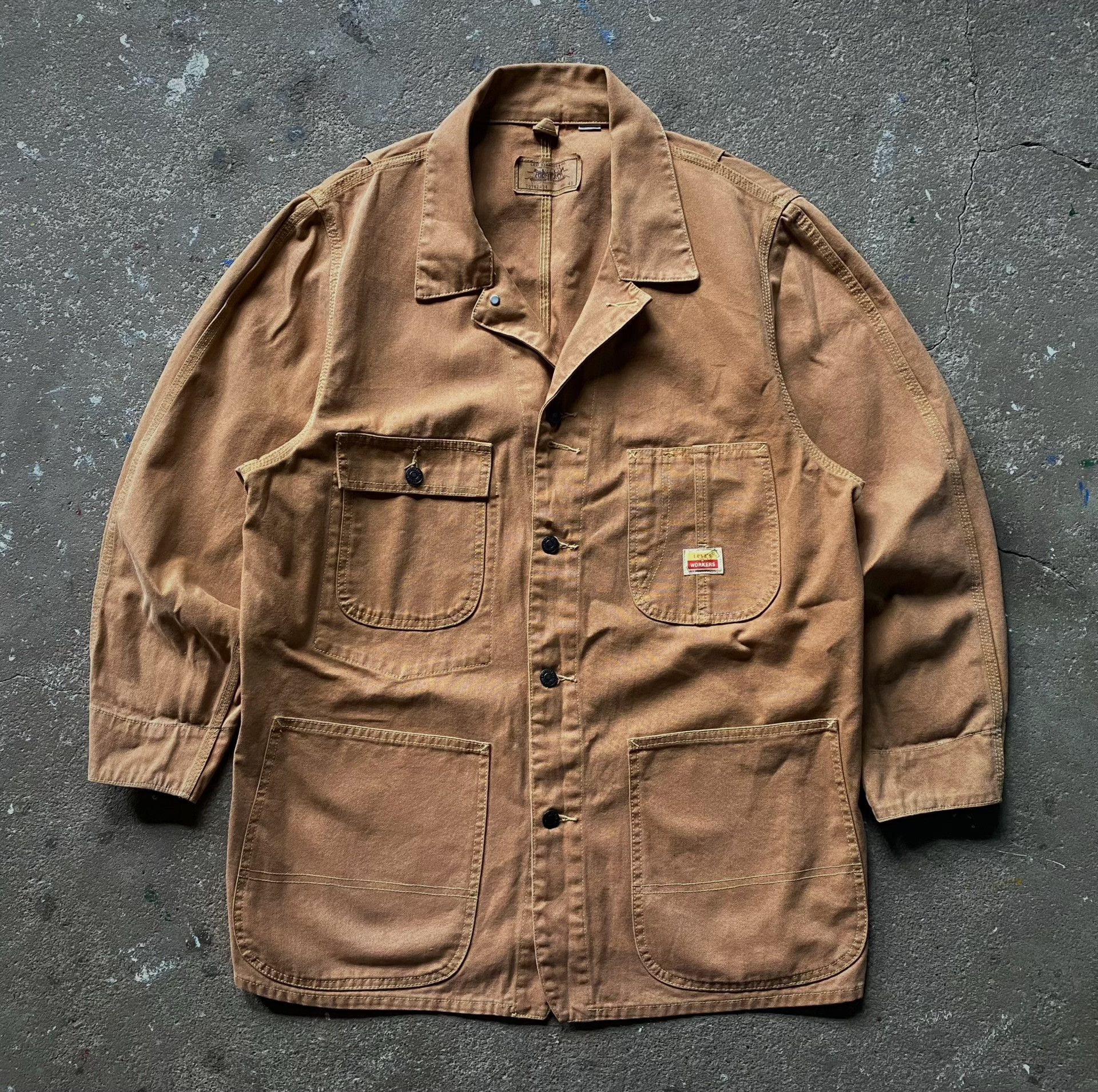 Vintage Vintage Levi's Workers Canvas Jacket Size US M / EU 48-50 / 2 - 1 Thumbnail
